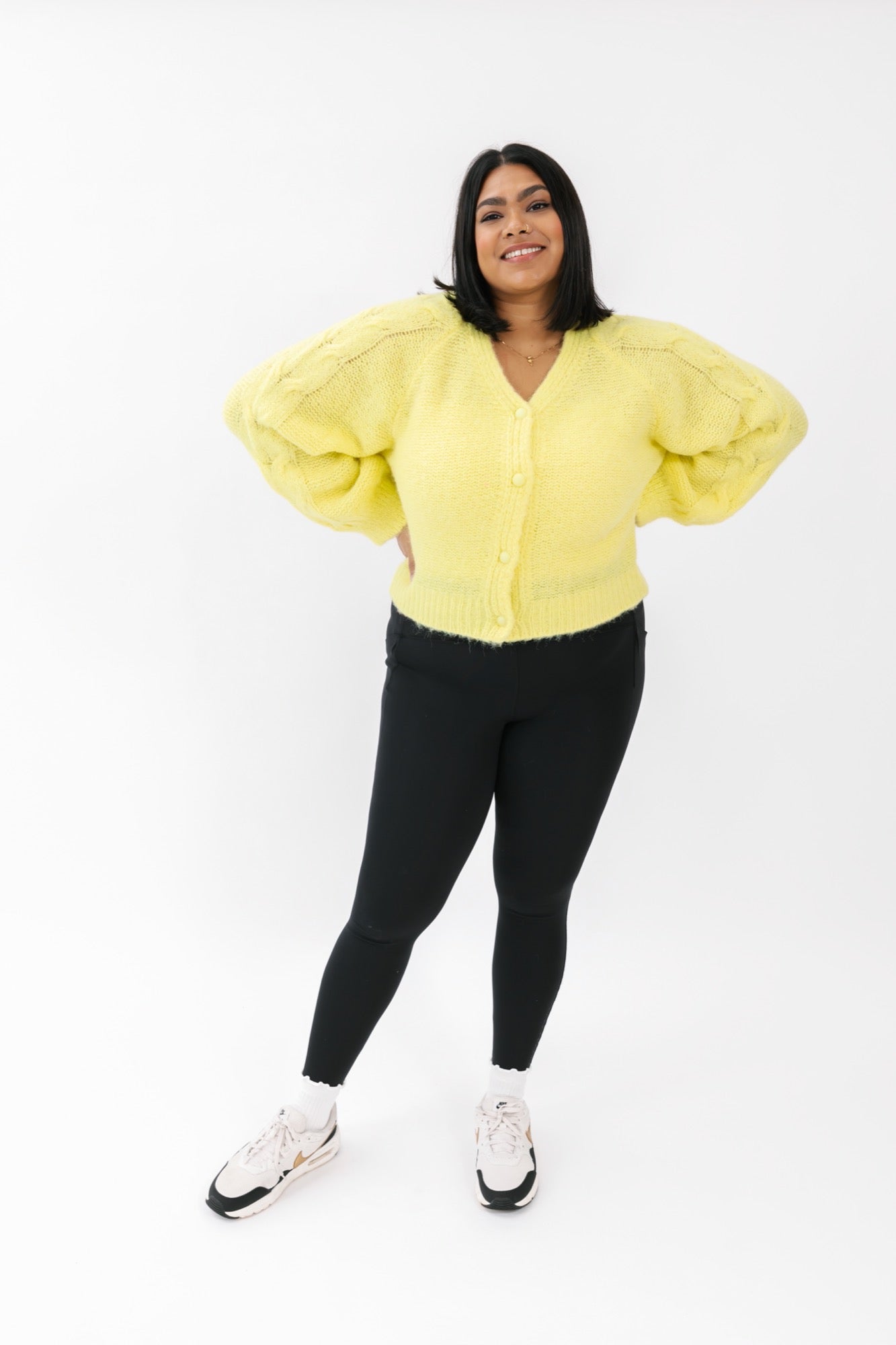 Stella Cardigan in Sunny Lime – Smash + Tess