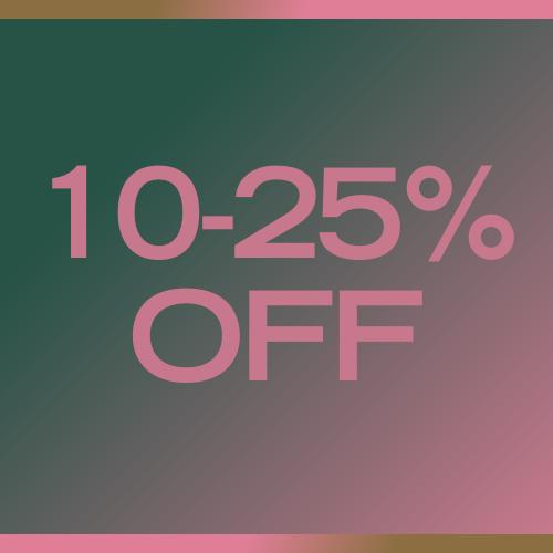 10-25% Off Sale