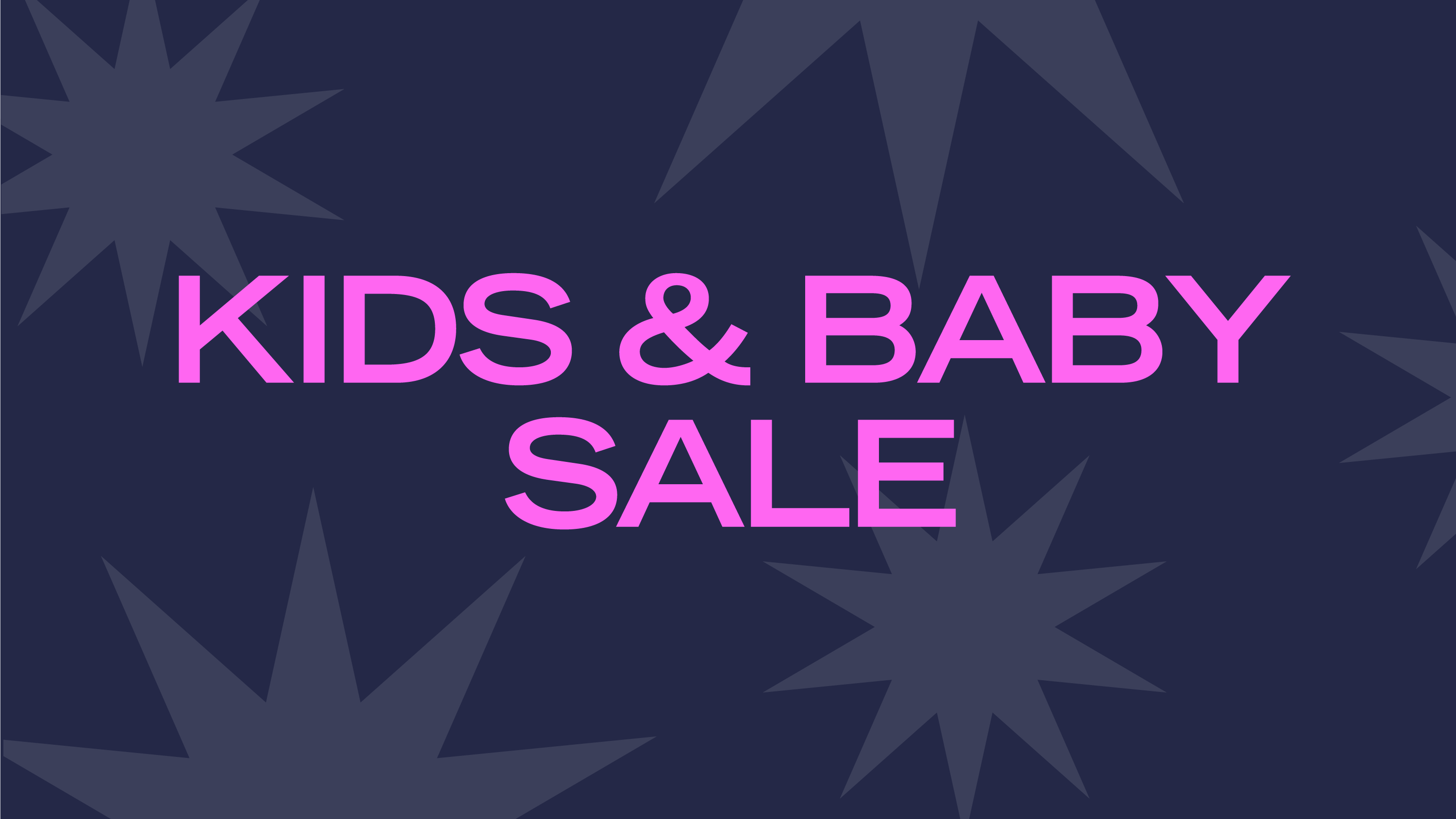 Kids & Baby Sale