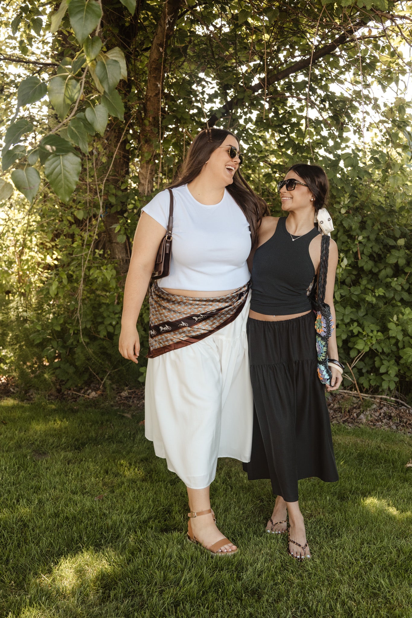 Maria Midi Skirt in Soft Black