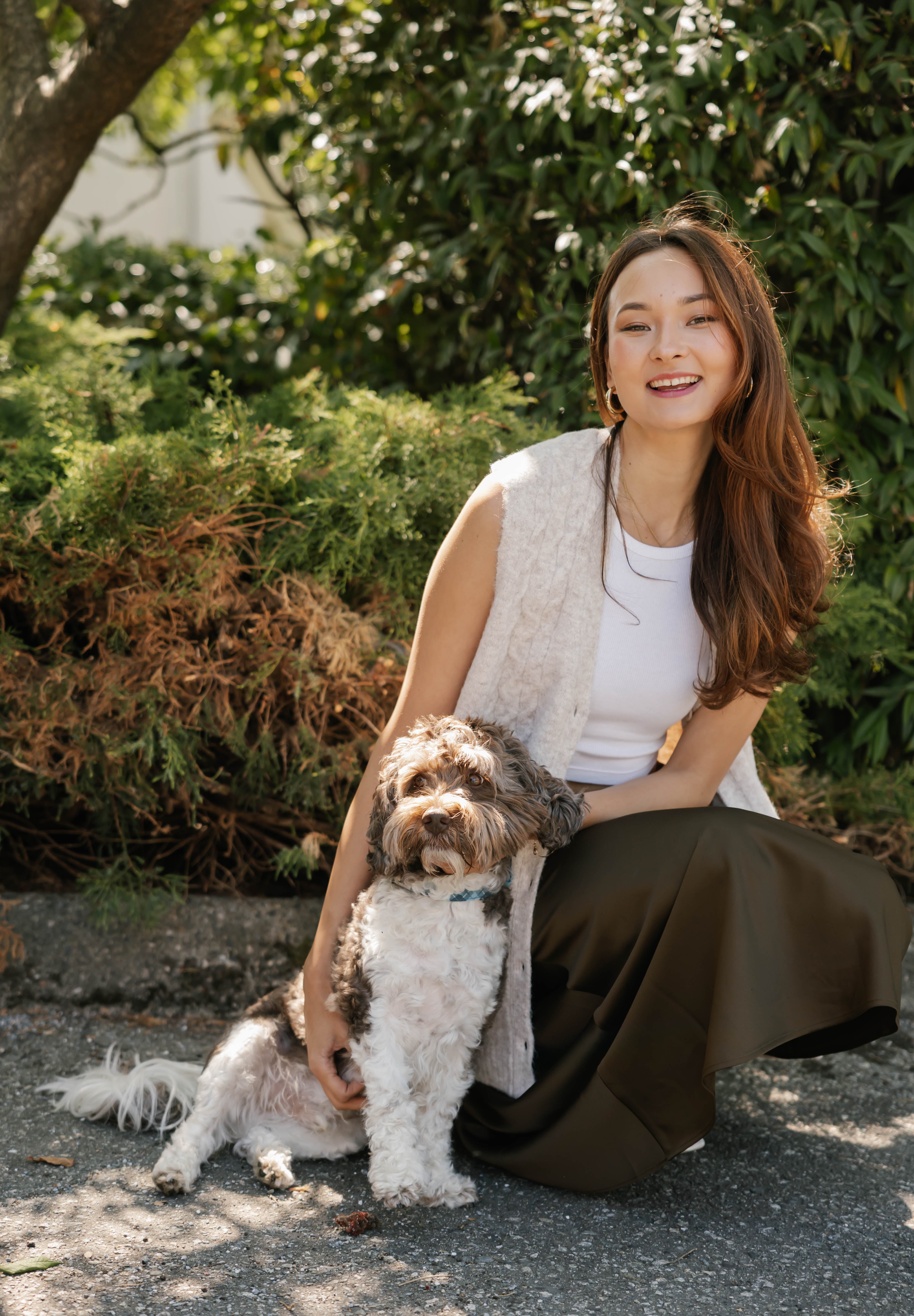 Adeline Cable Vest in Oatmeal