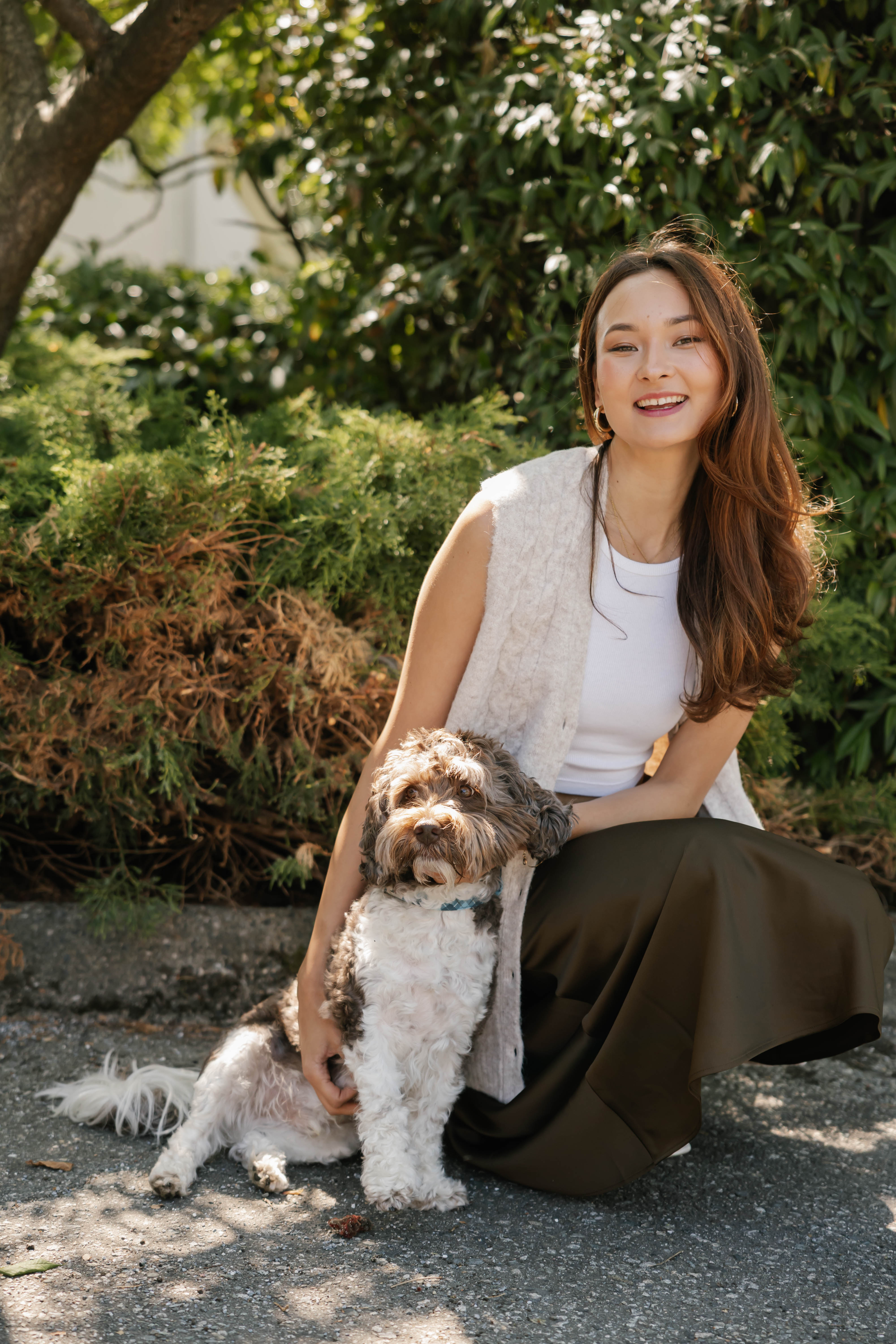Adeline Cable Vest in Oatmeal