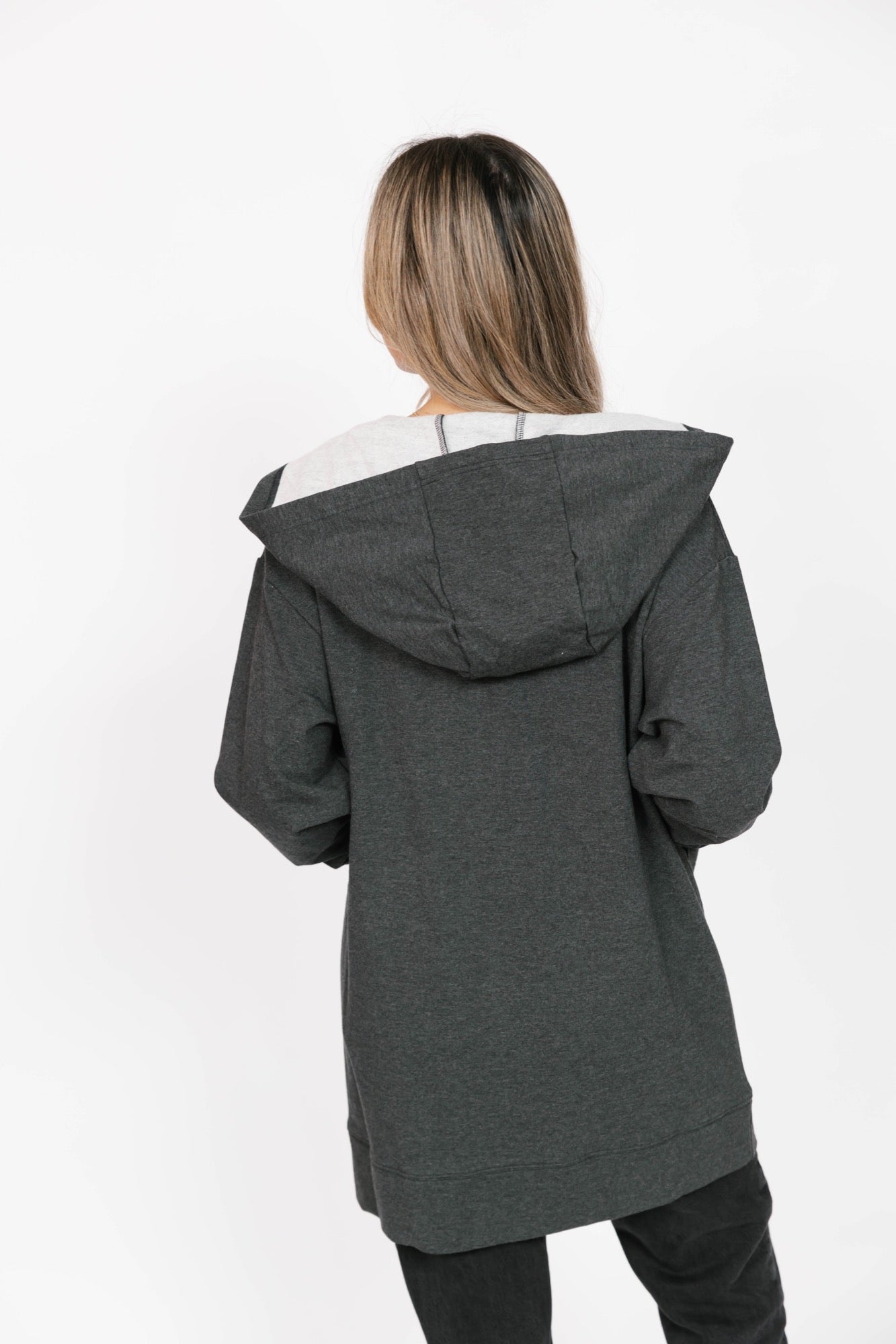 Avery Hoodie in Charcoal Mix