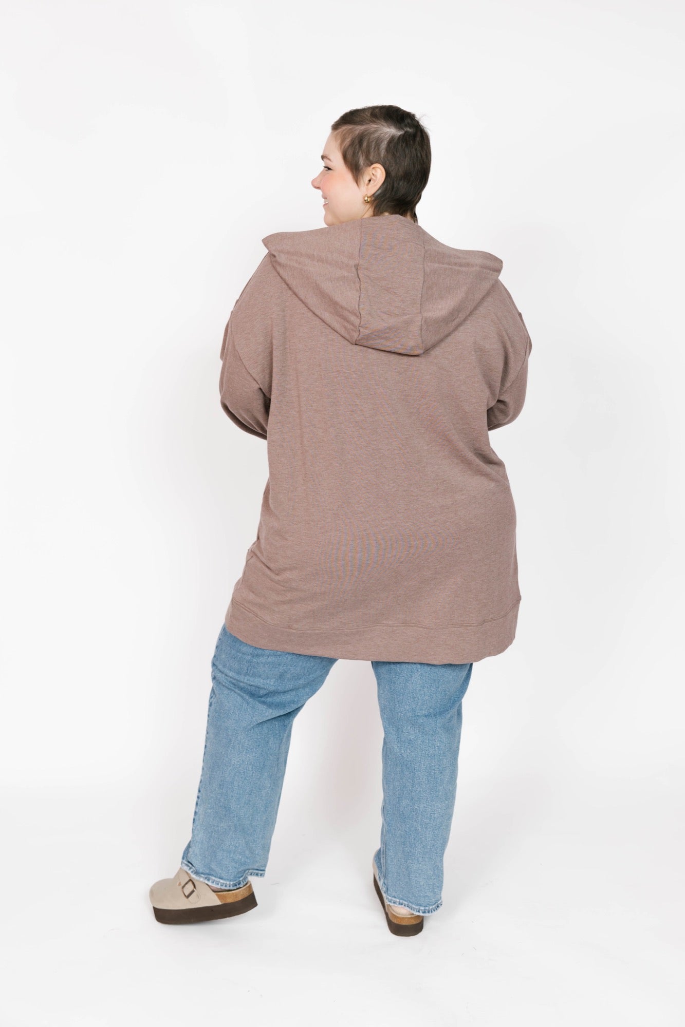 Avery Hoodie in Mocha Brown