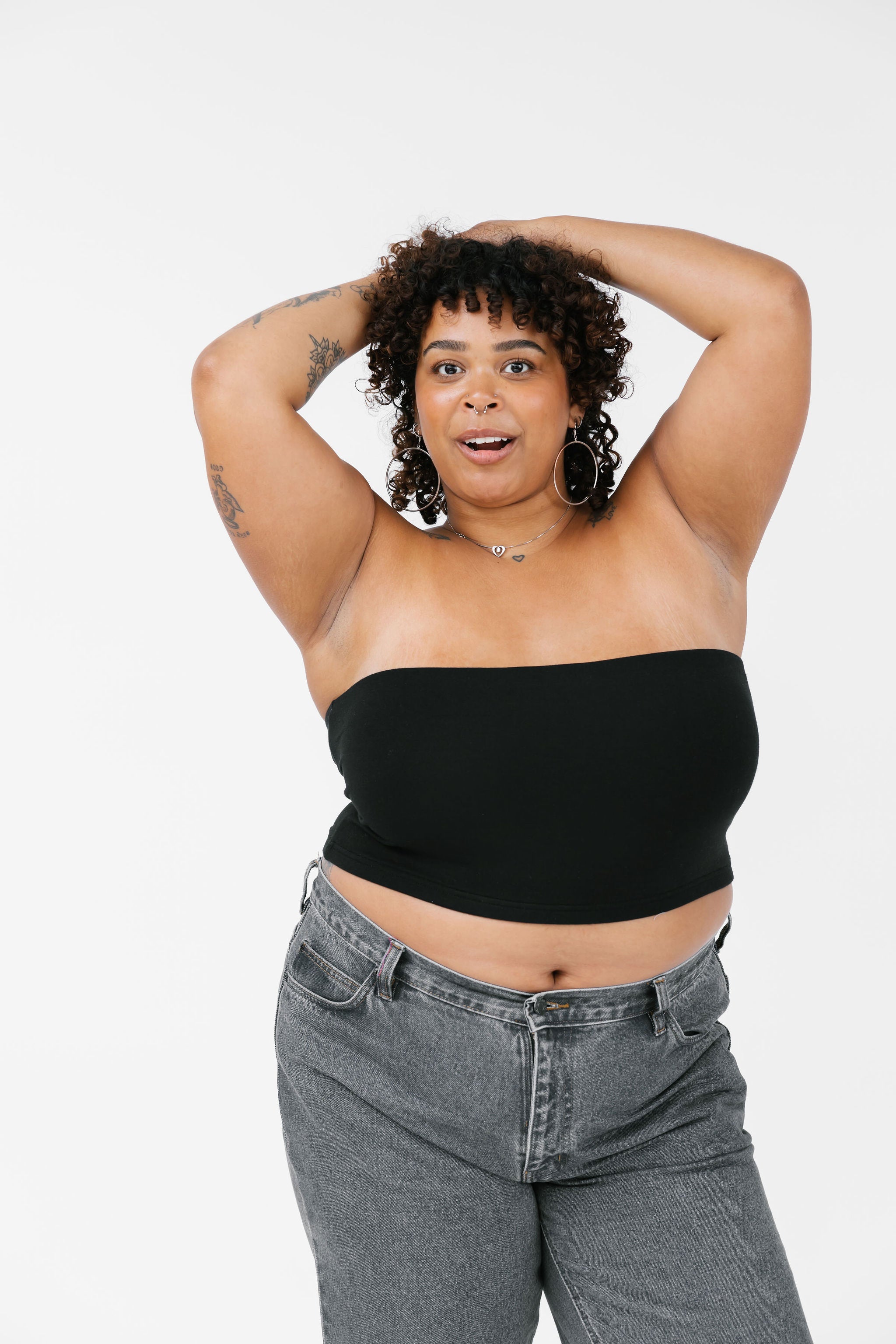 Body Love Tube Top in Midnight Black