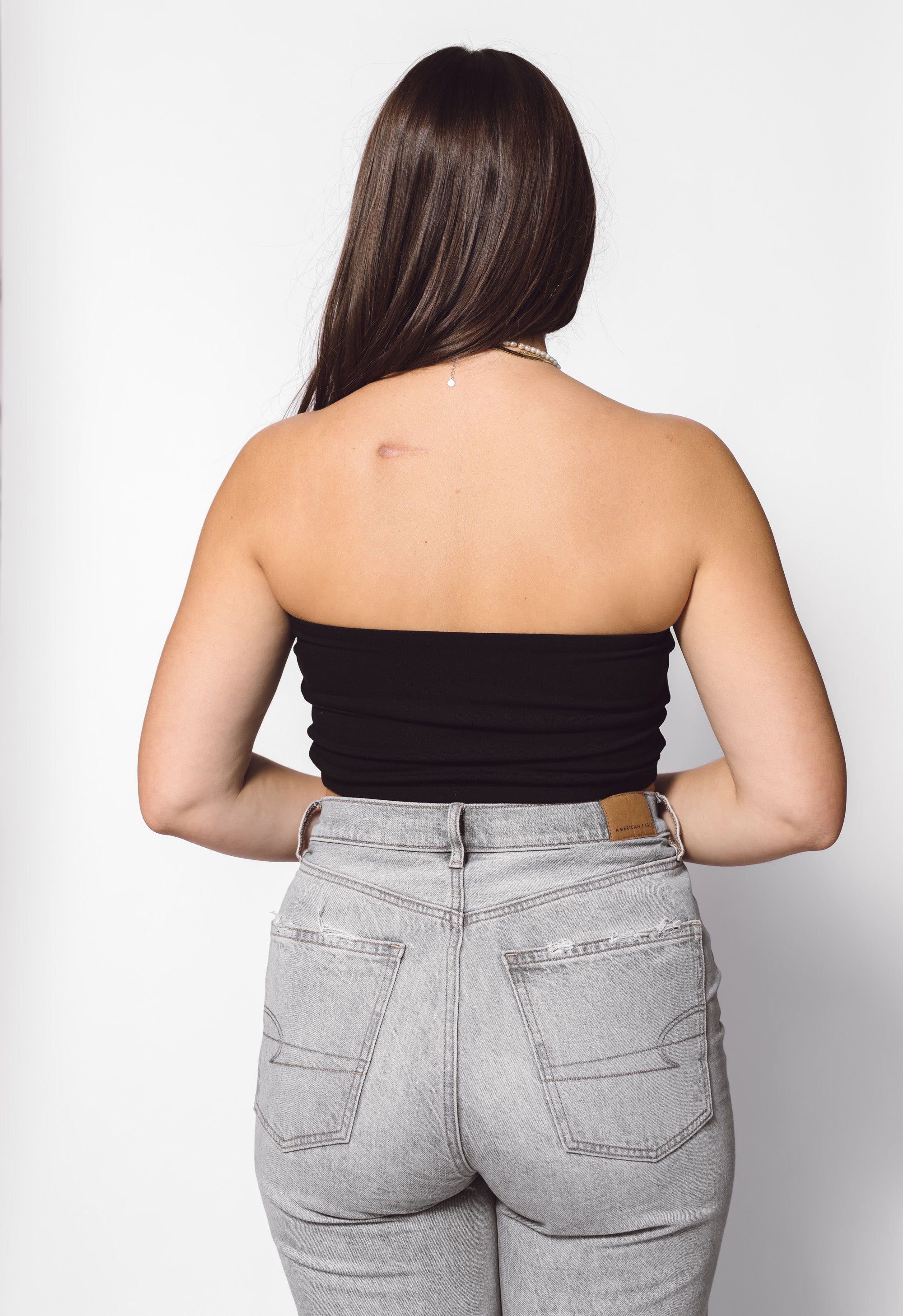 Body Love Tube Top in Midnight Black