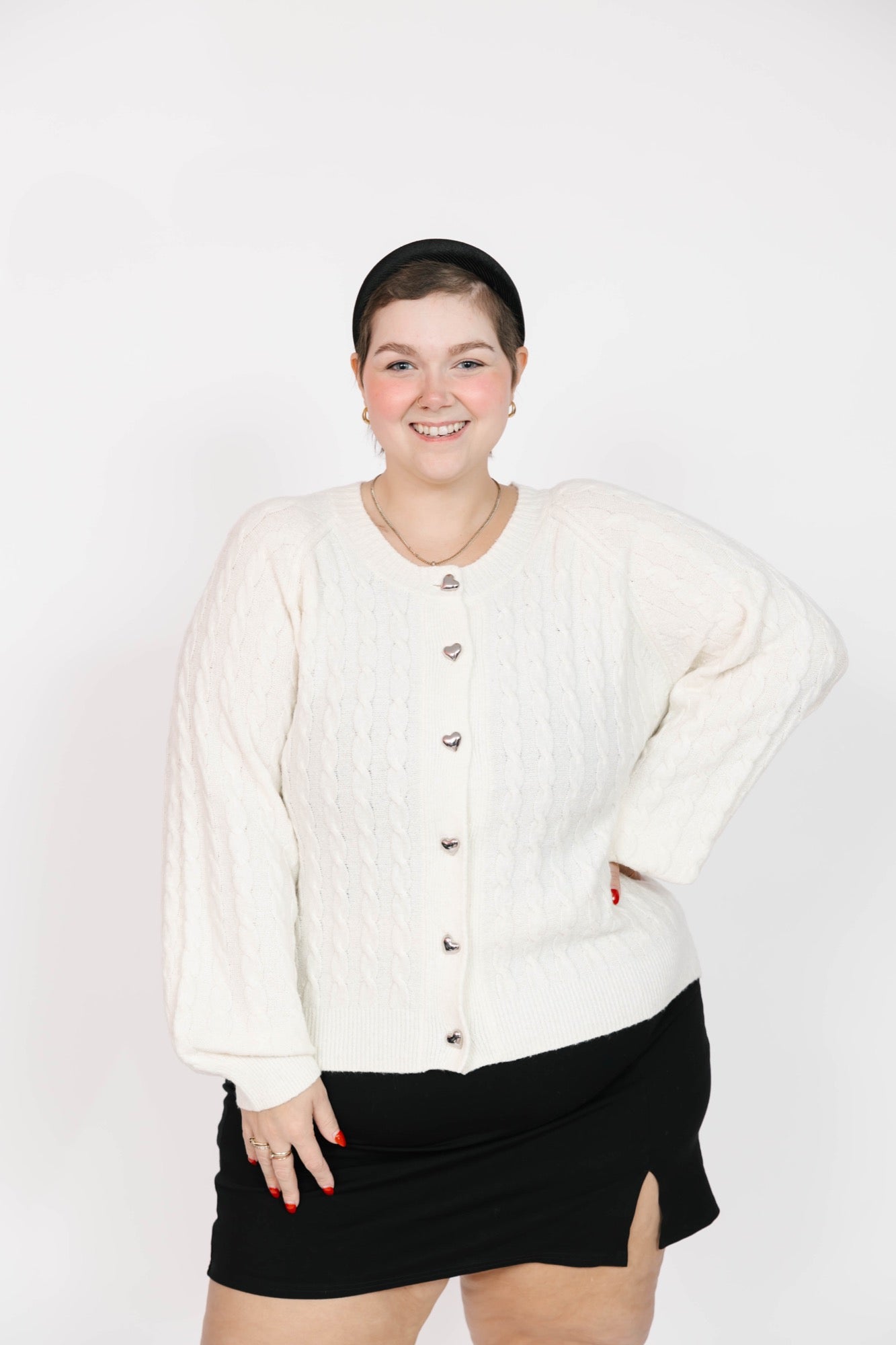 Bella Cardigan in Eggnog