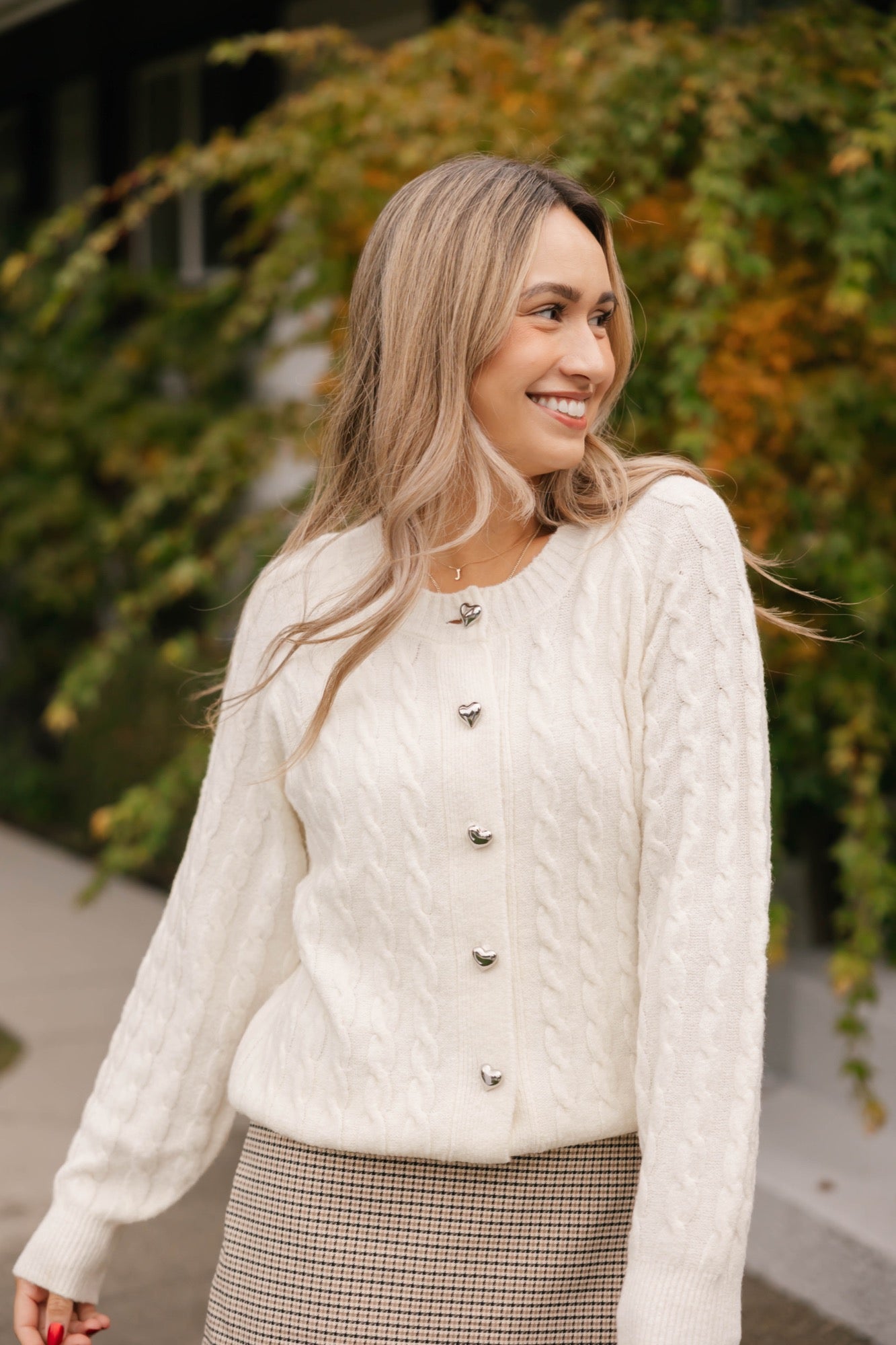 Bella Cardigan in Eggnog