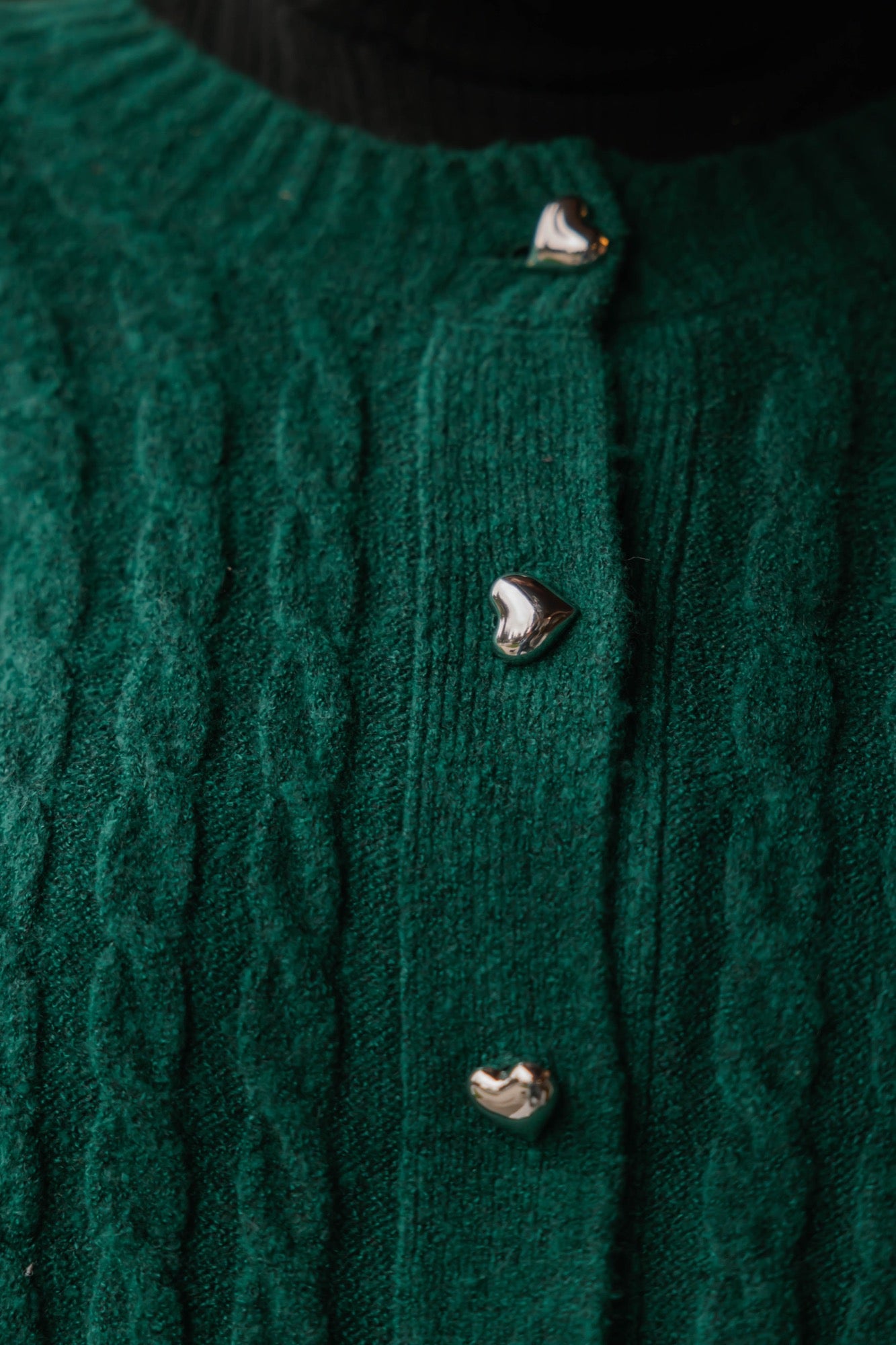 Bella Cardigan in Holiday Green