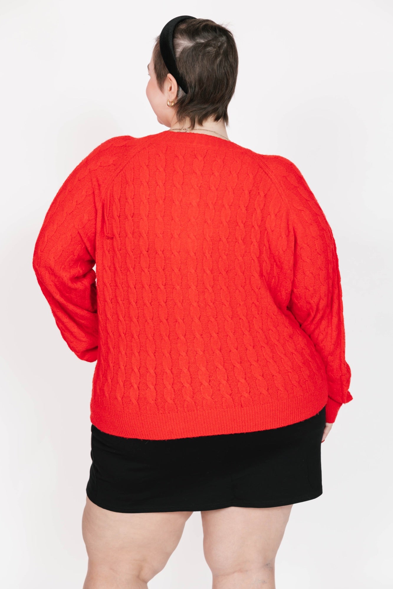 Bella Cardigan in Santa Red