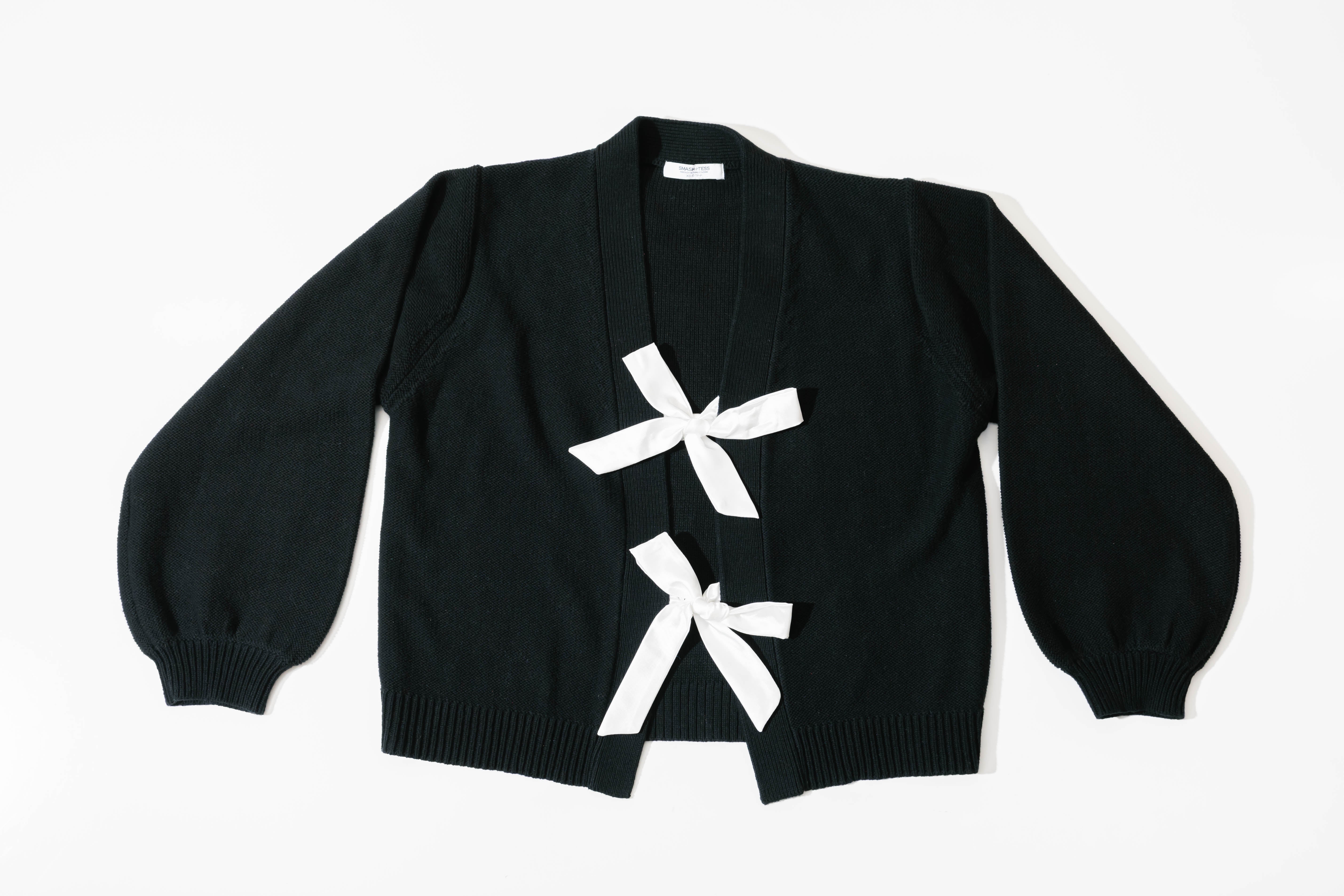 S+T x Fallon Farinacci Holiday Bow Box in Black/Cream