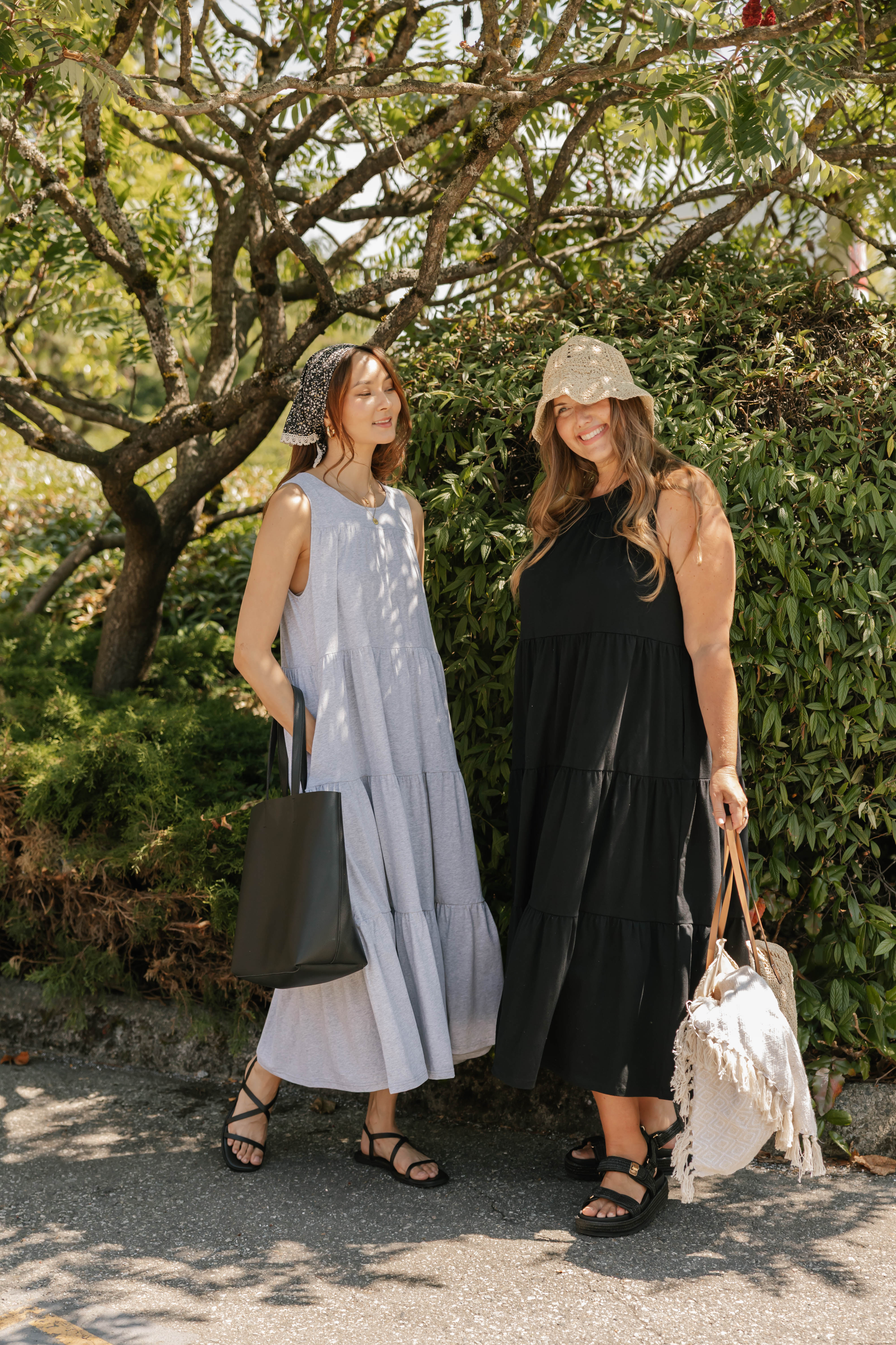 Bria Maxi Dress in Midnight Black