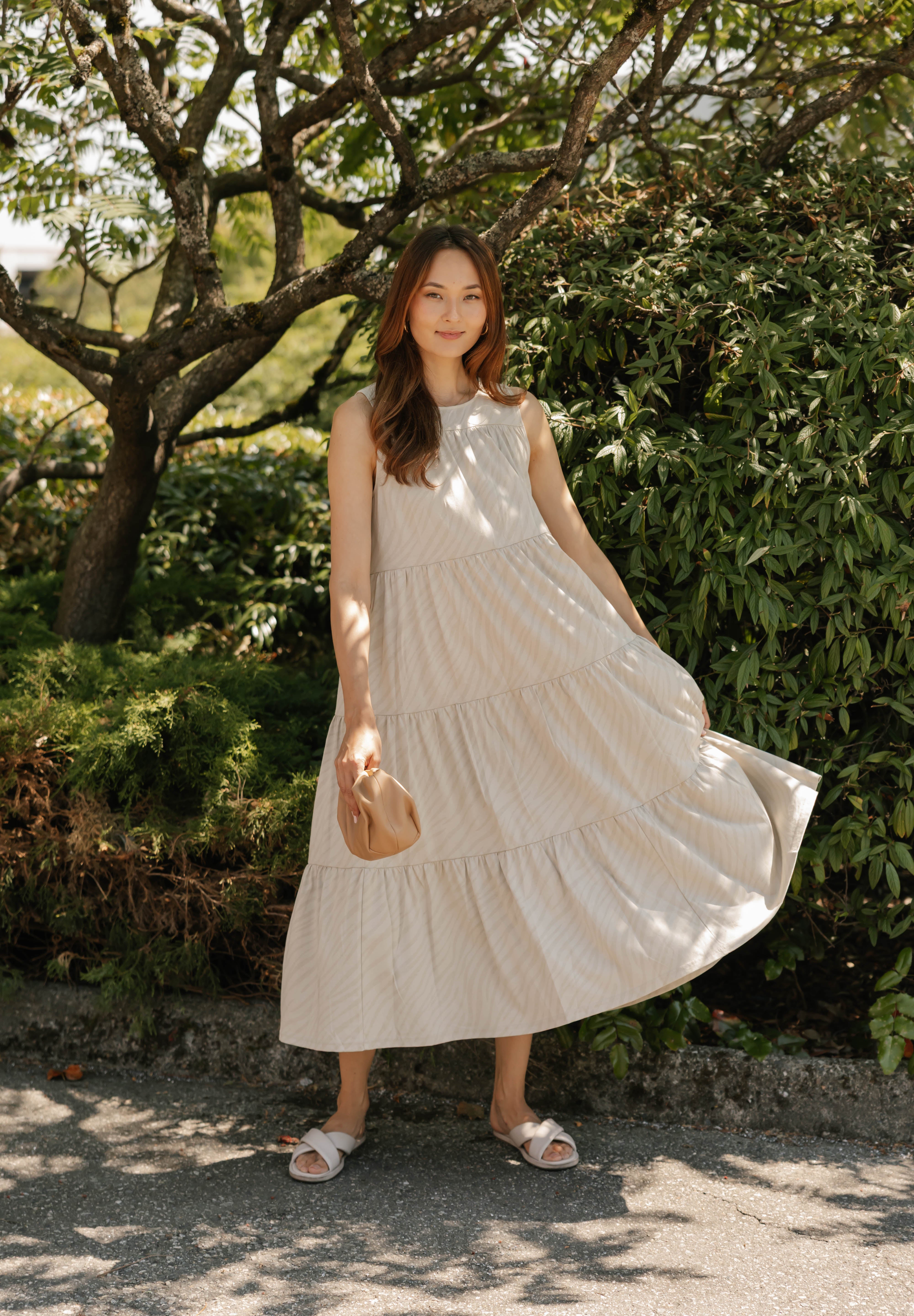 Bria Maxi Dress in Sahara Tiger