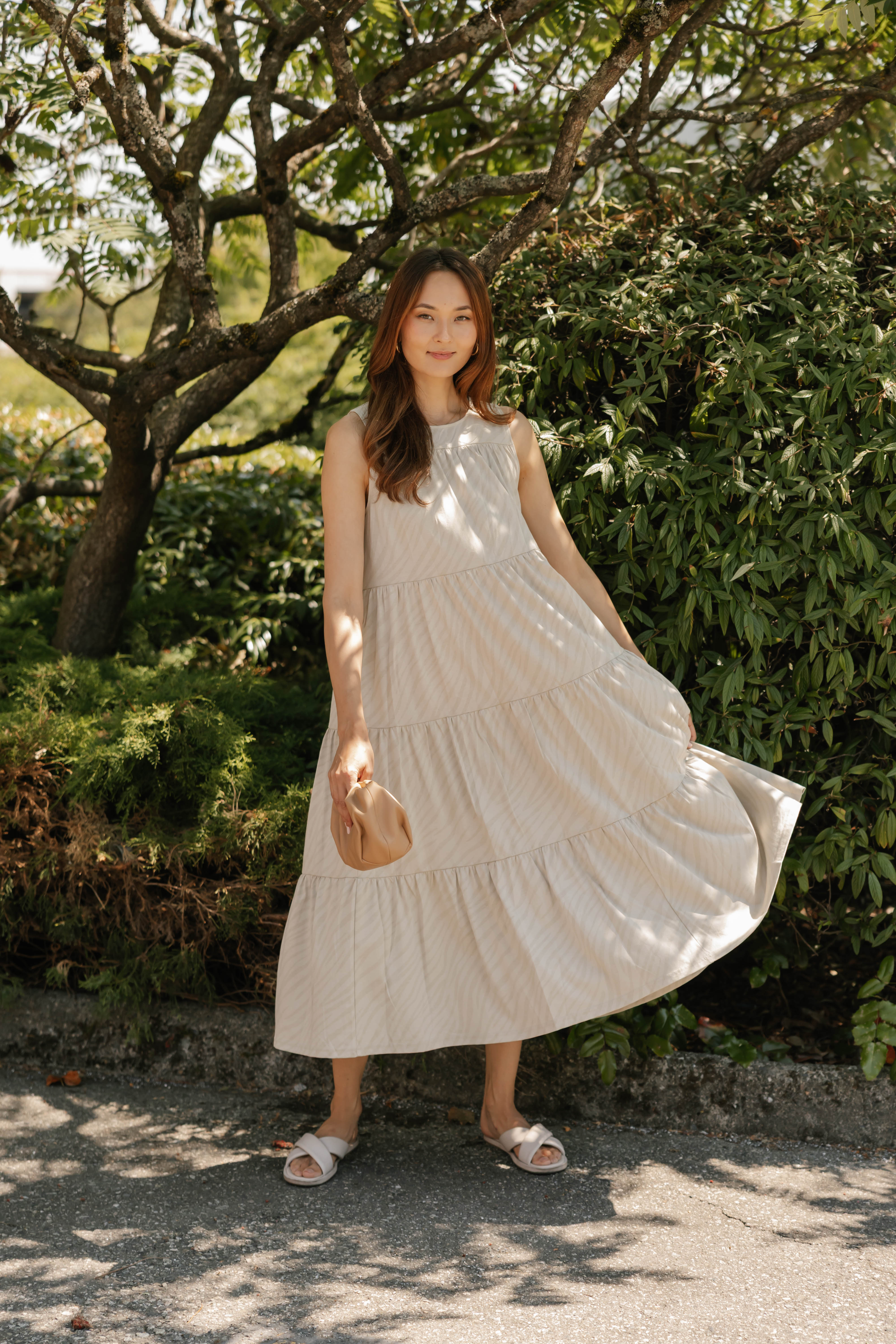 Bria Maxi Dress in Sahara Tiger