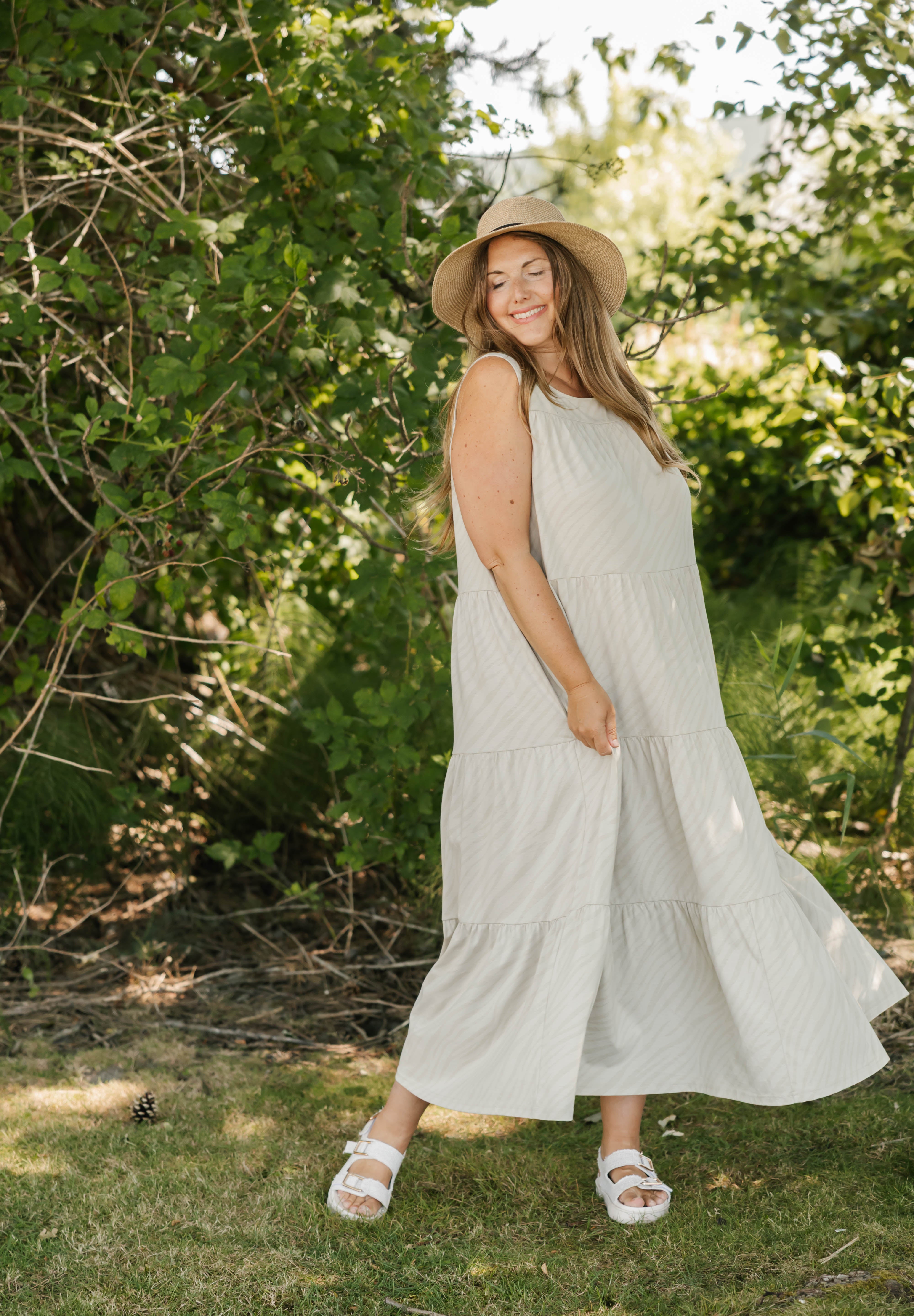 Bria Maxi Dress in Sahara Tiger