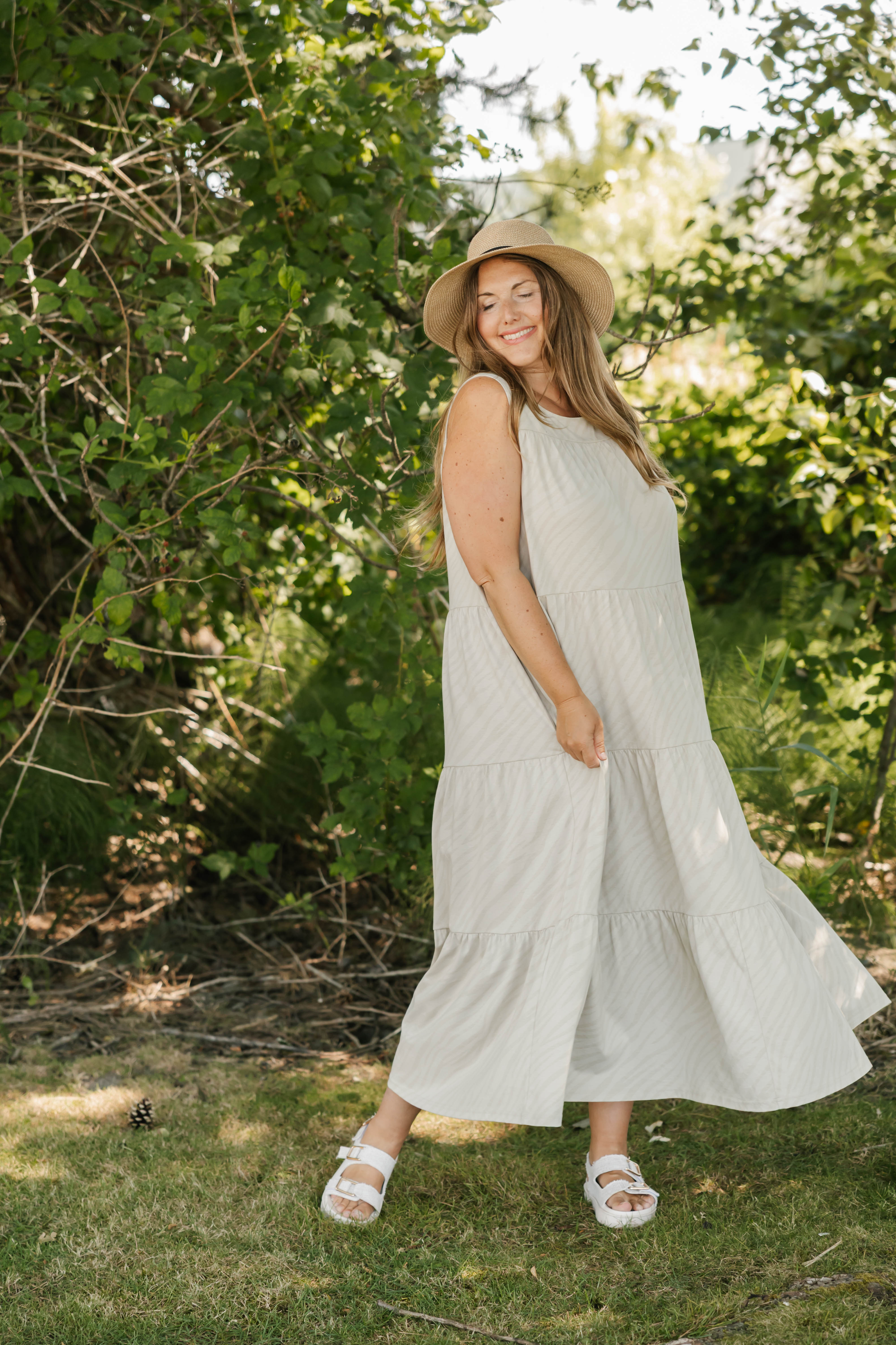 Bria Maxi Dress in Sahara Tiger