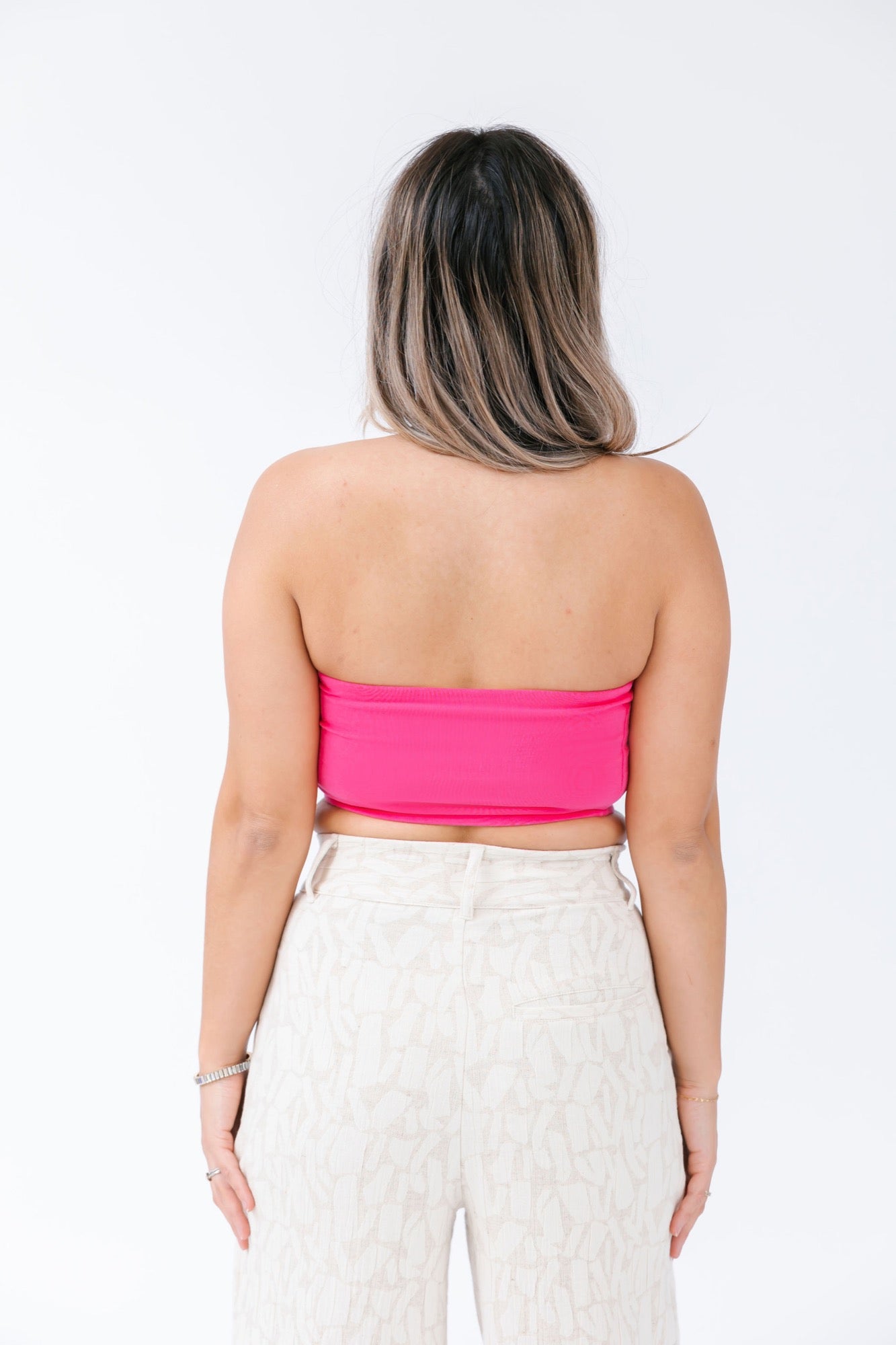 Banging Tube Top in Pop of Pink