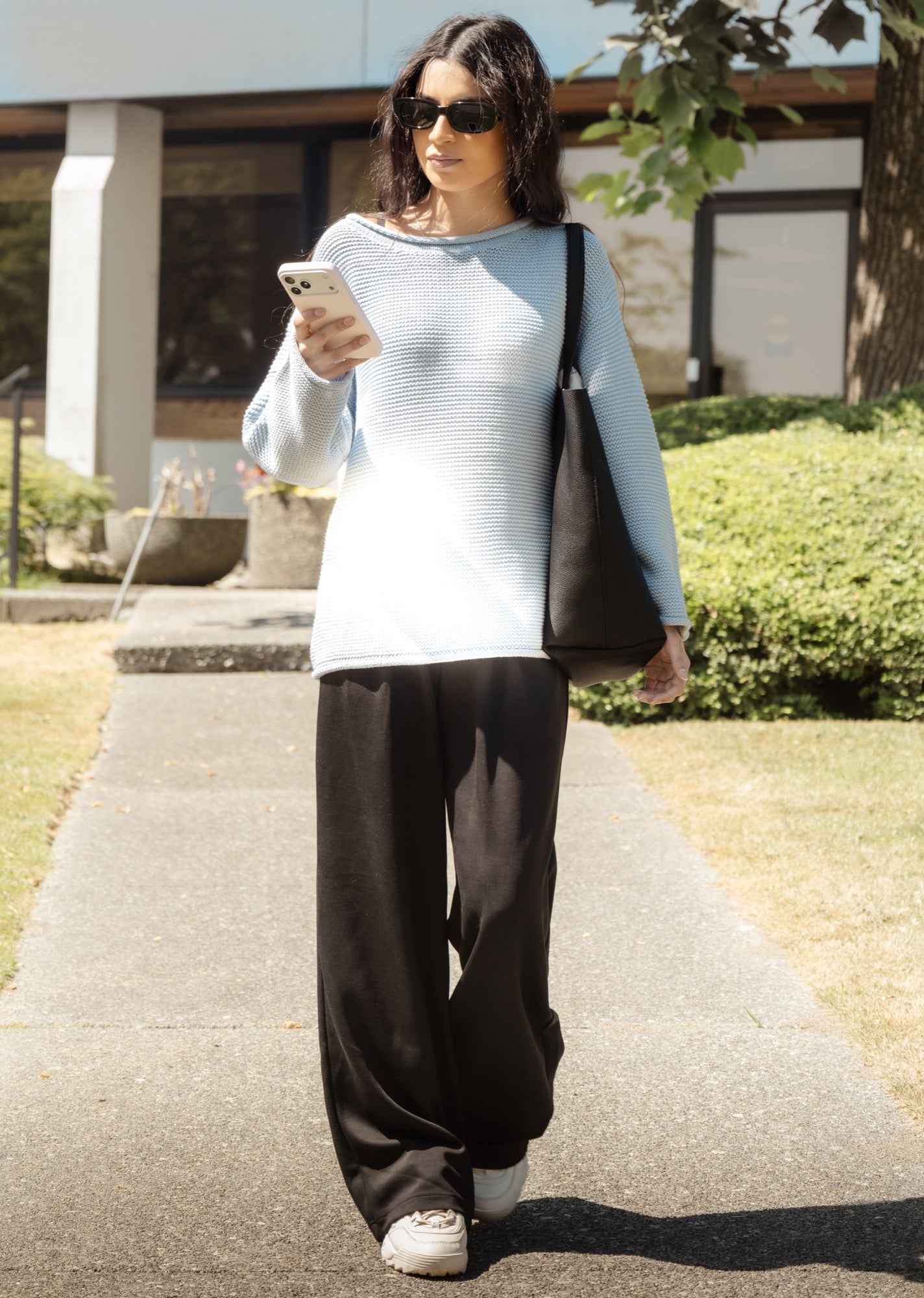 Callie Sweater in Light Blue