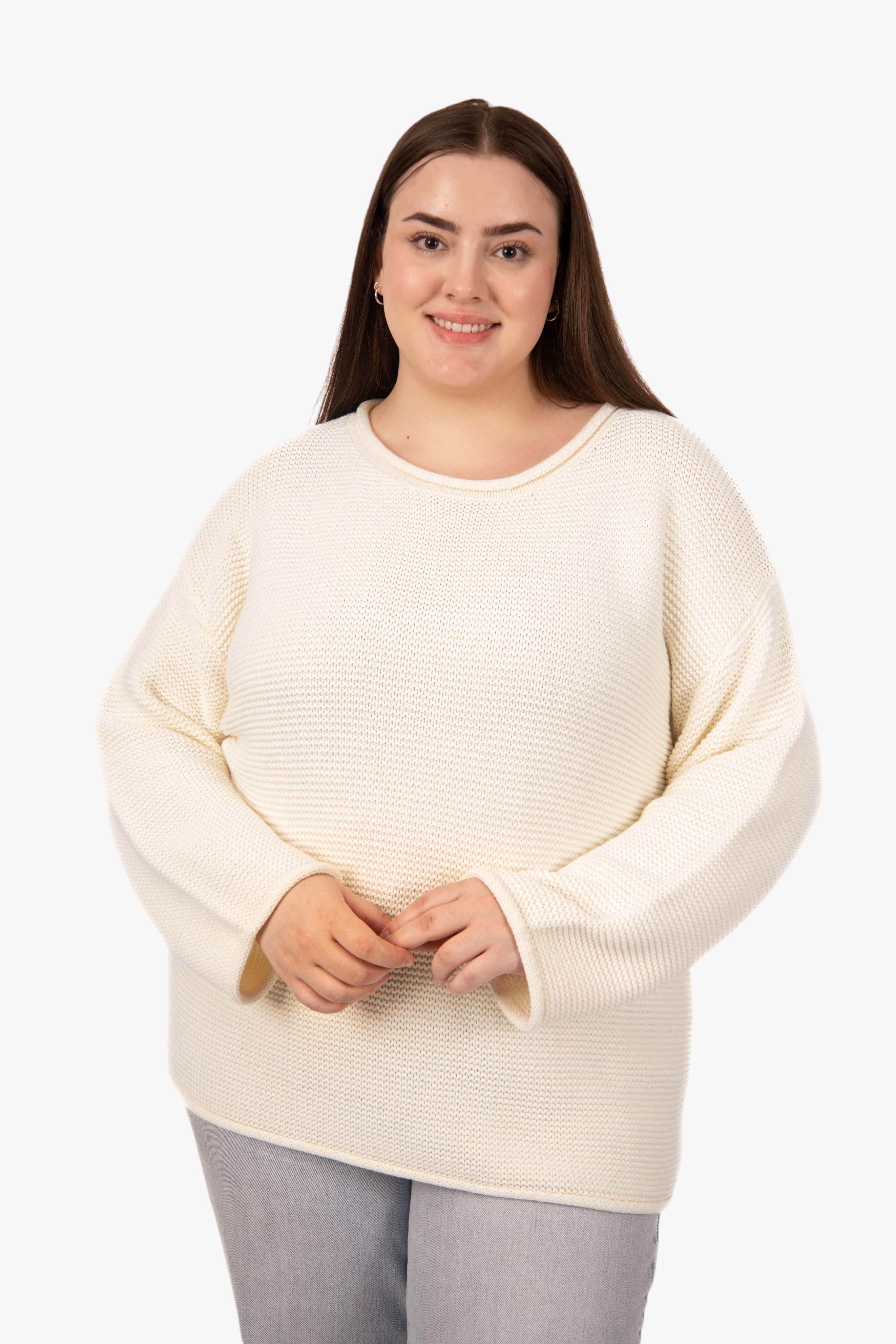 Callie Sweater in Light Cream