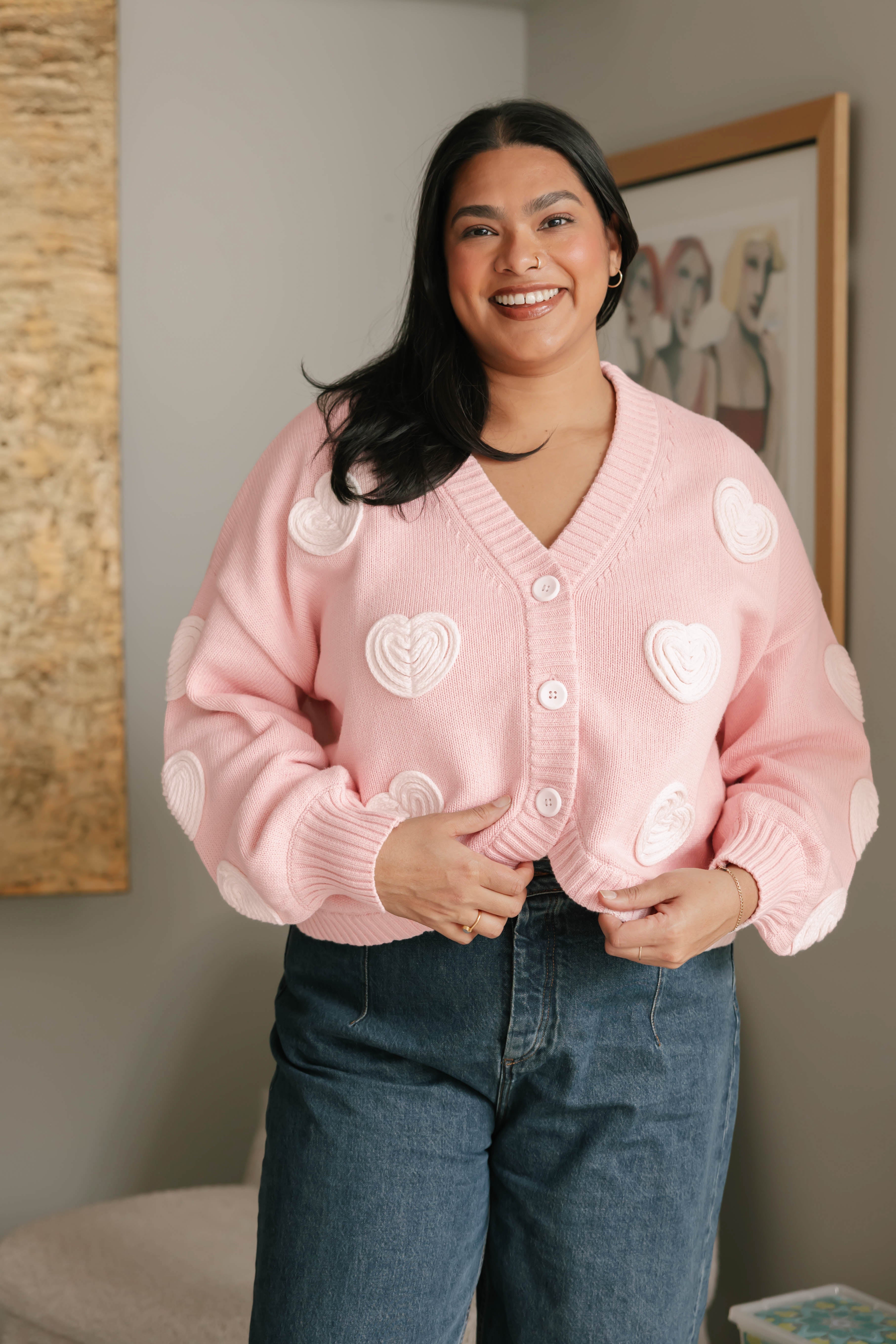 S+T x Auntie Pretty Lover Box in Pink/Ivory