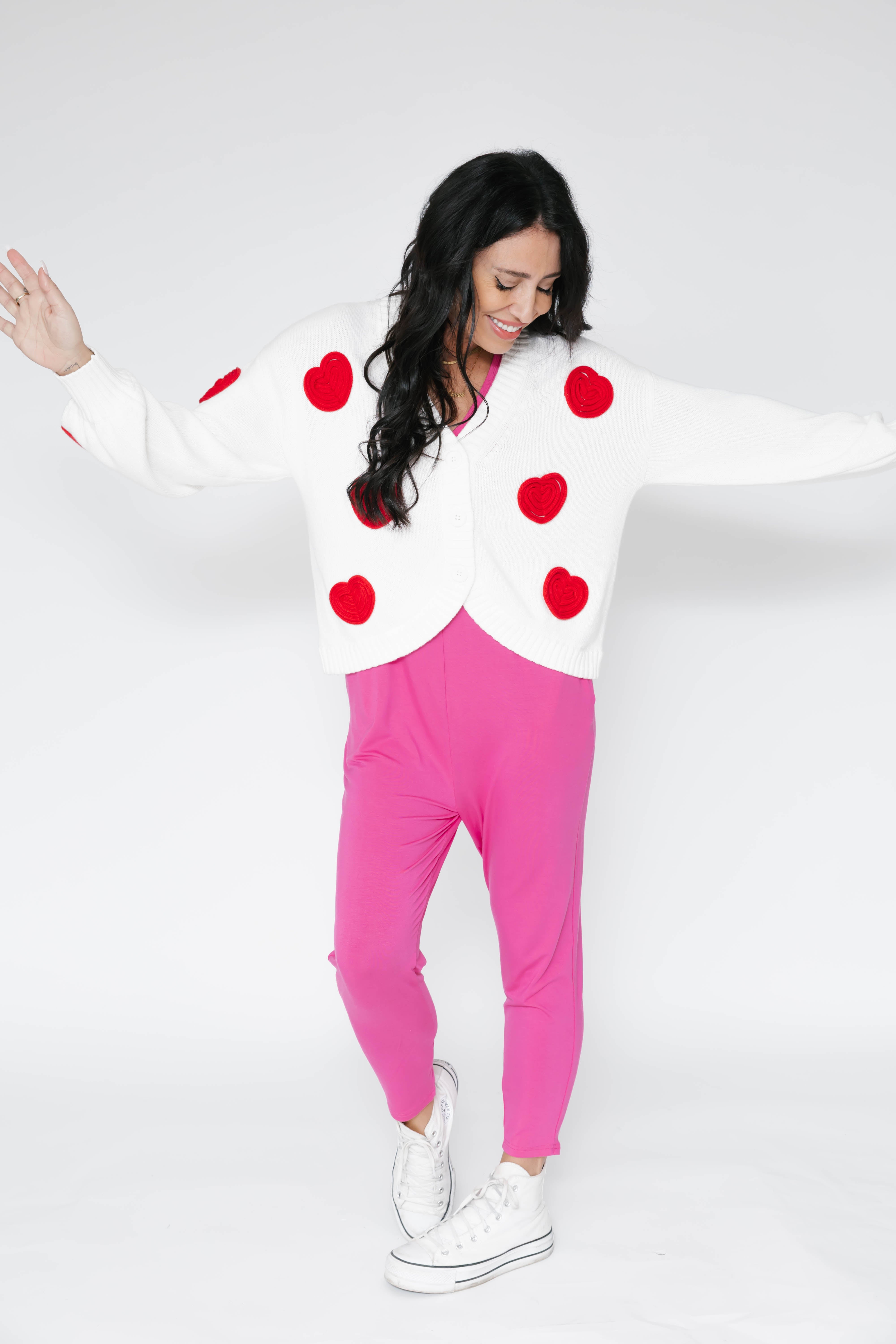 S+T x Auntie Pretty Lover Box in Ivory/Red