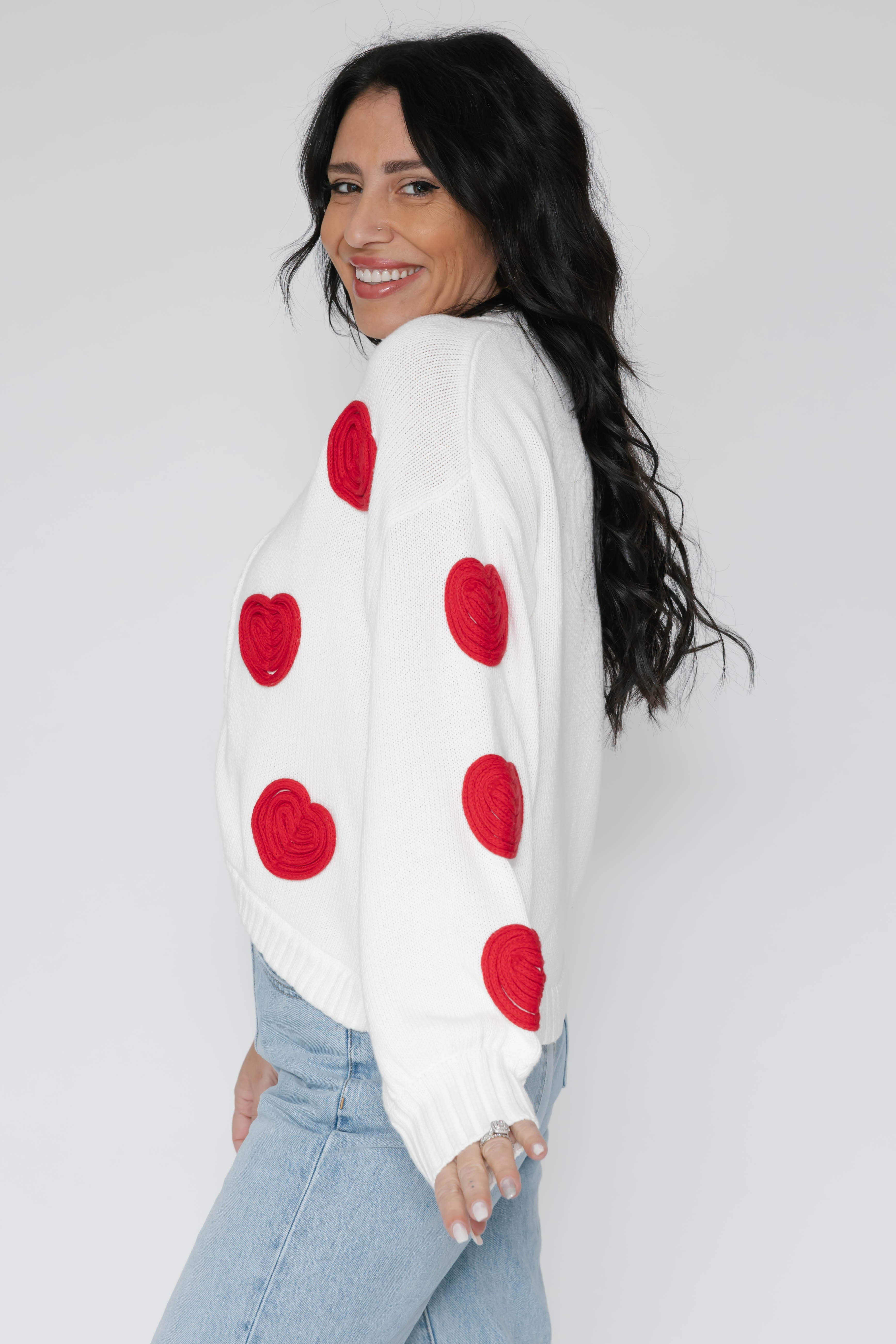 S+T x Auntie Pretty Lover Box in Ivory/Red