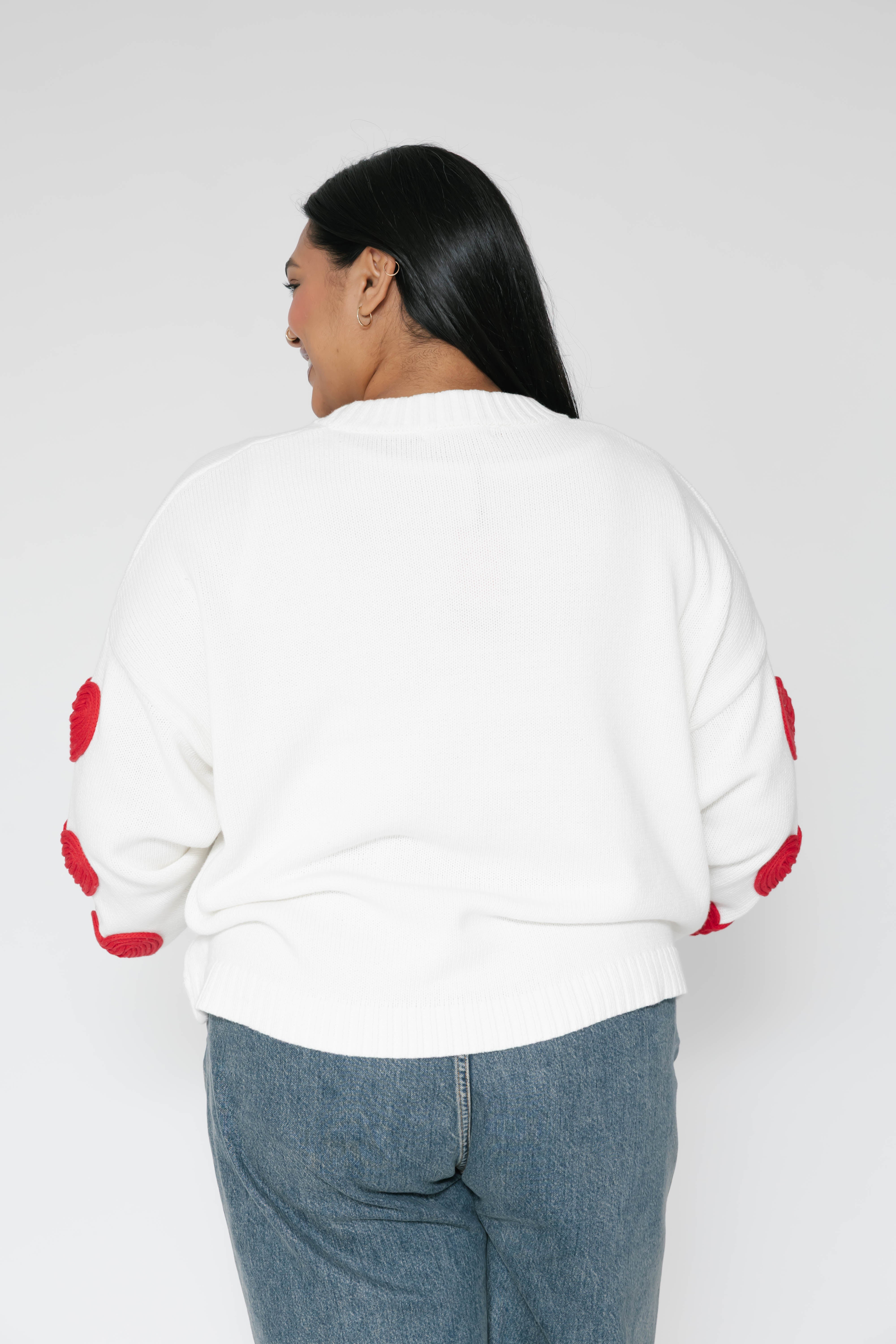 S+T x Auntie Pretty Lover Box in Ivory/Red