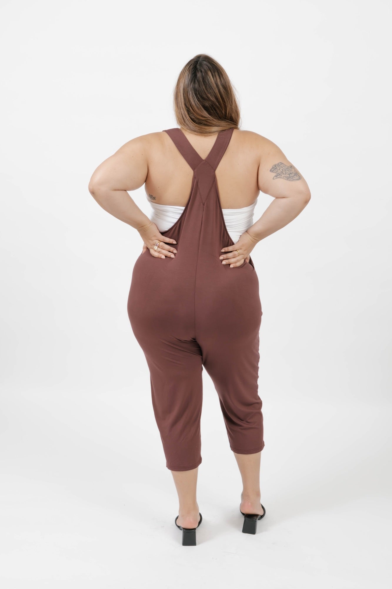 Capri Romperalls in Cedarwood