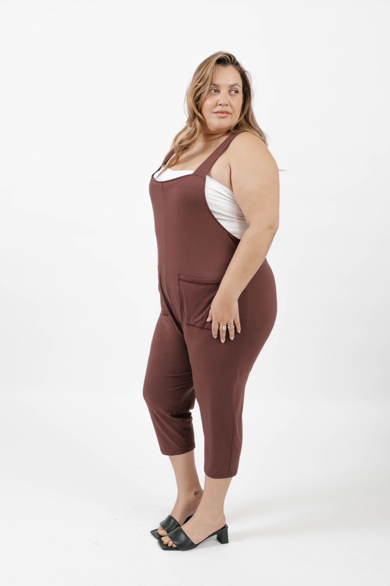 Capri Romperalls in Cedarwood