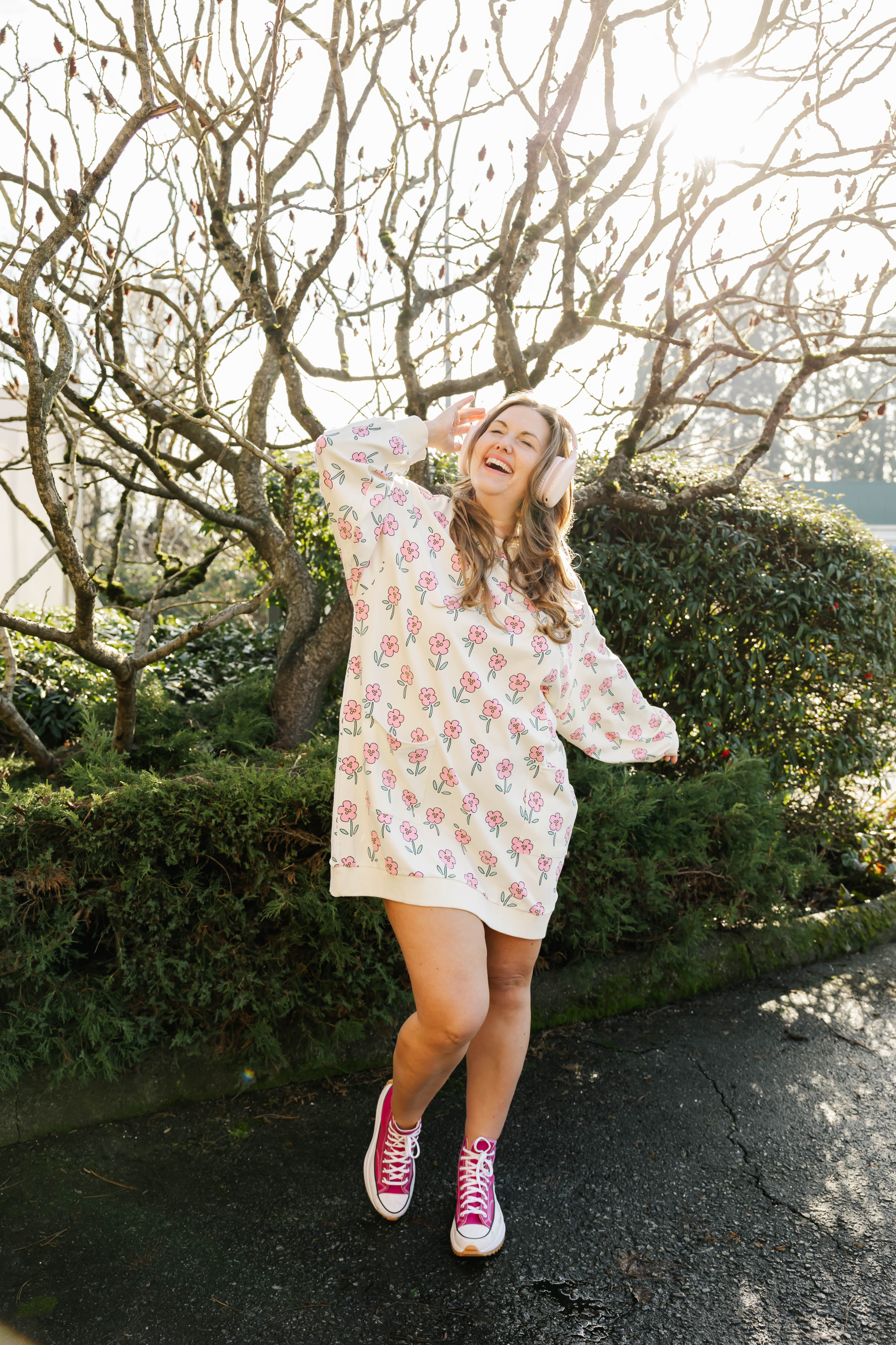 Fresh Floral Prospect Dress in Pink Floral
