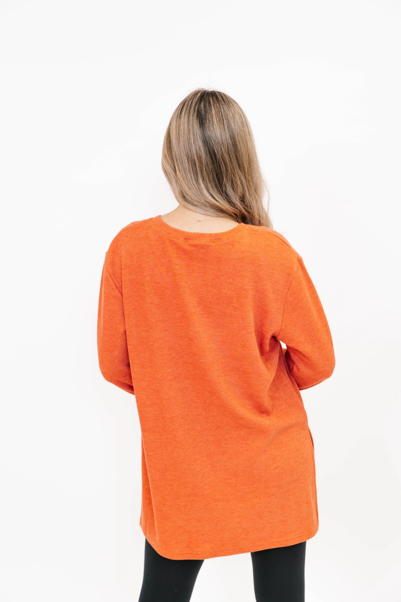 Short Chelsea Tunic in Burnt Sienna