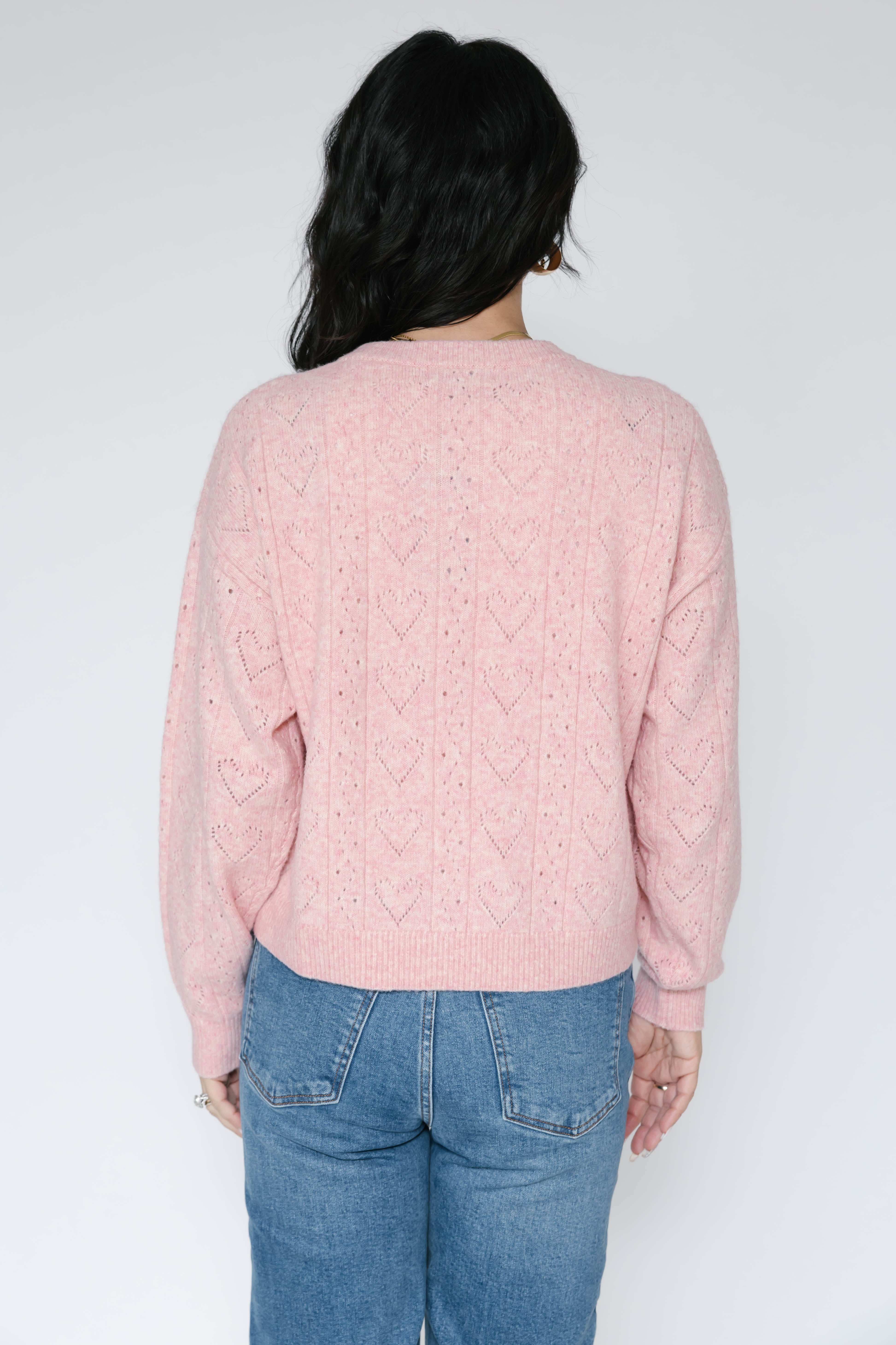 Crush On You Cardigan in Soft Pink