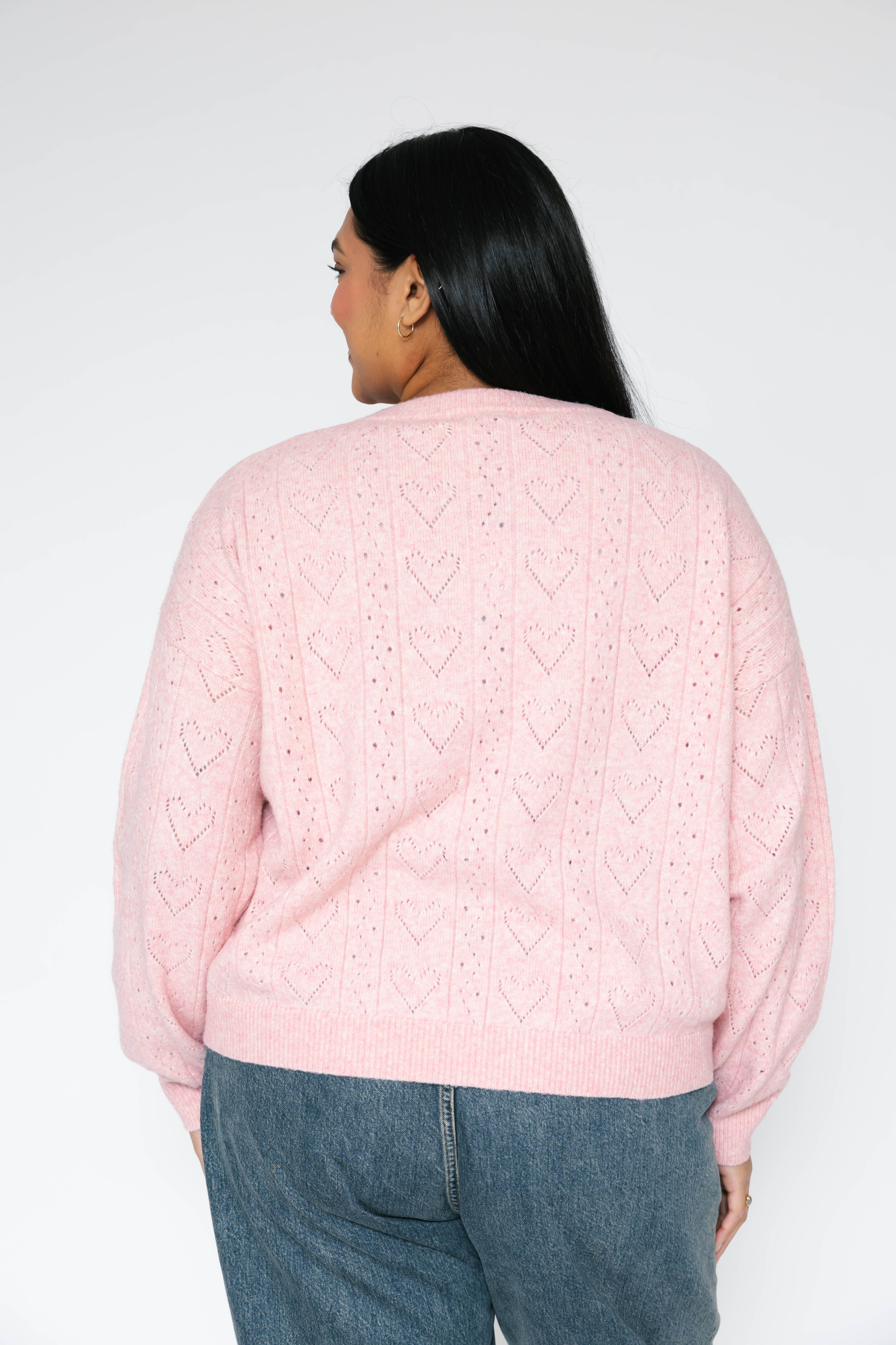 Crush On You Cardigan in Soft Pink