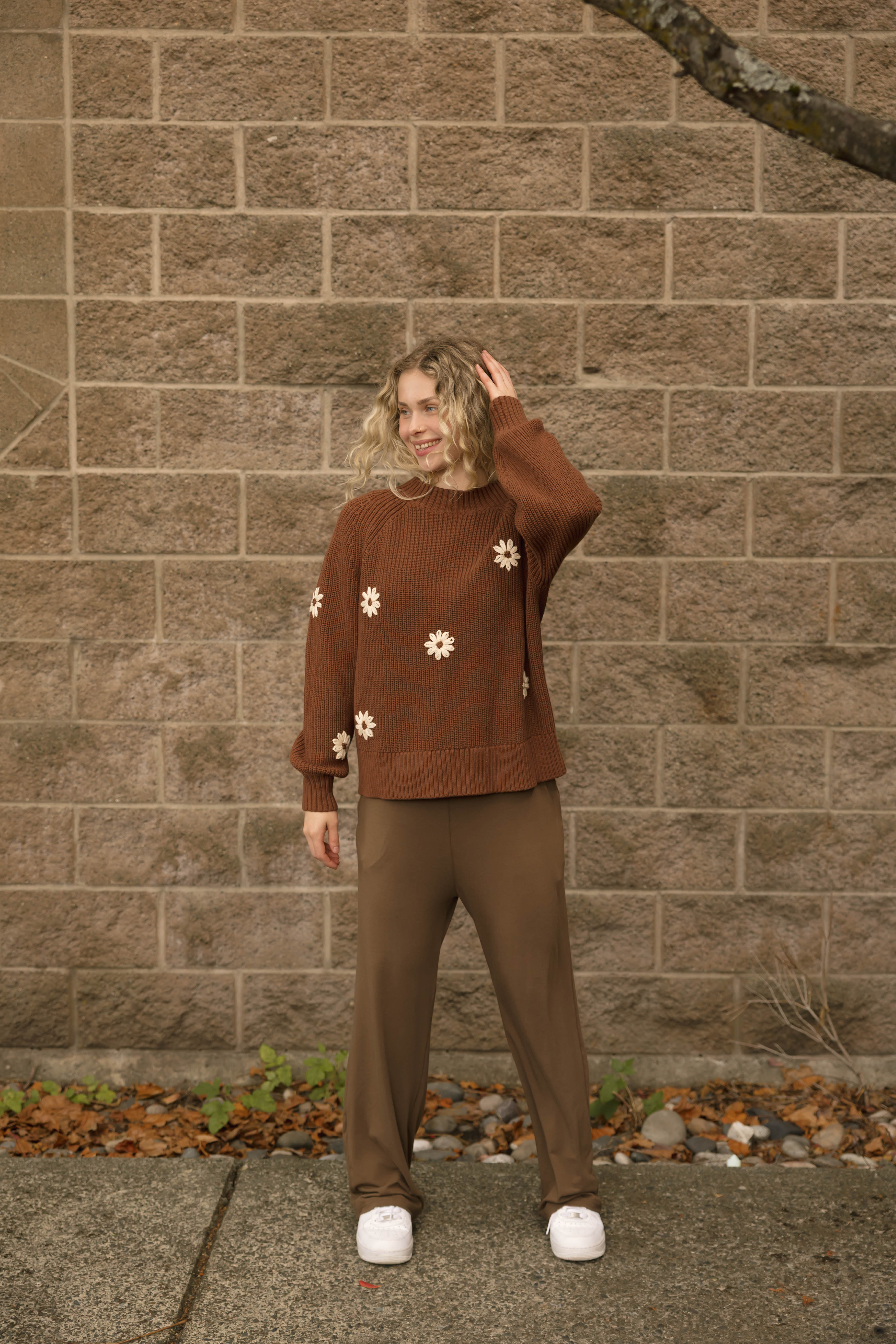 Daisy Sweater in Chestnut