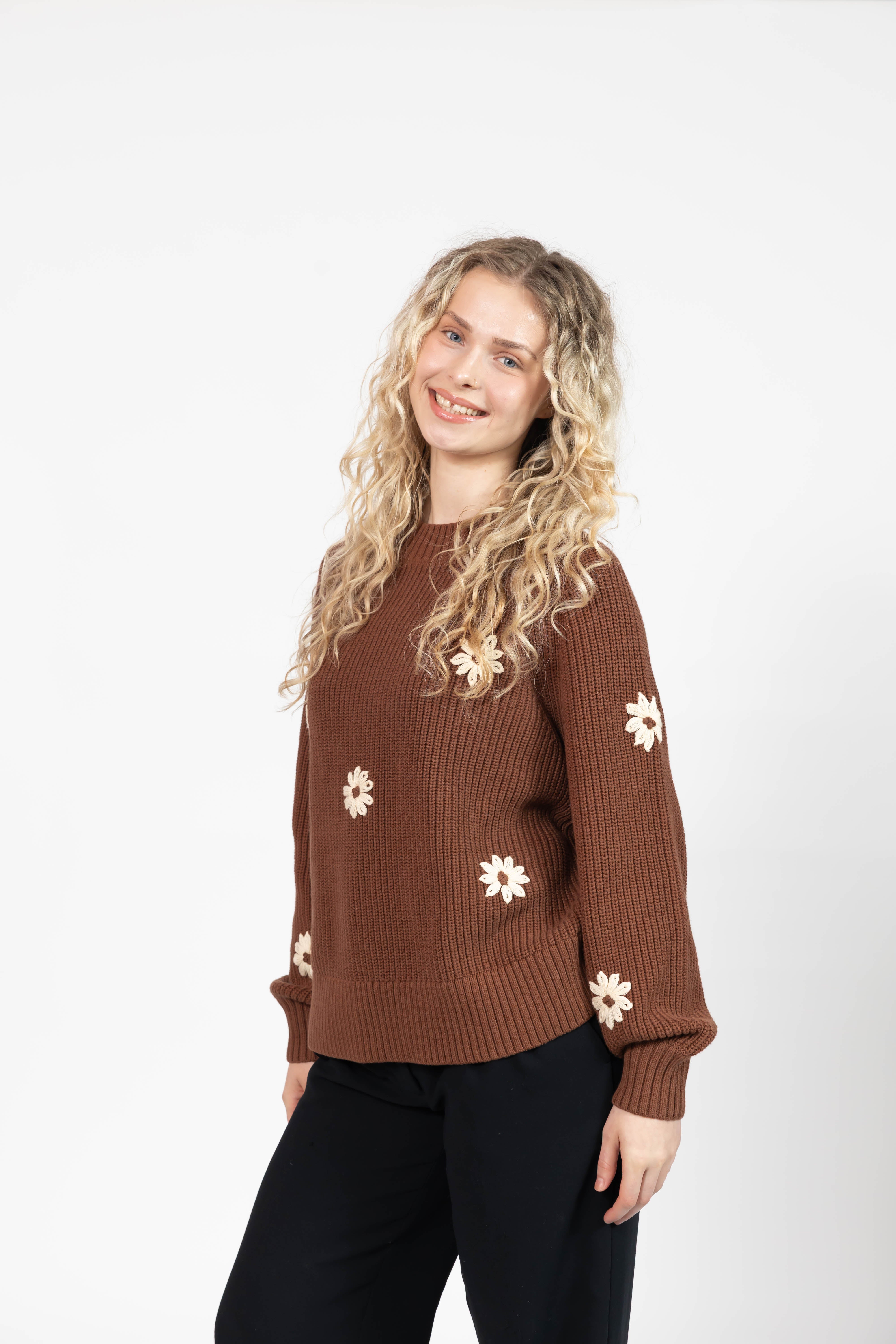 Daisy Sweater in Chestnut