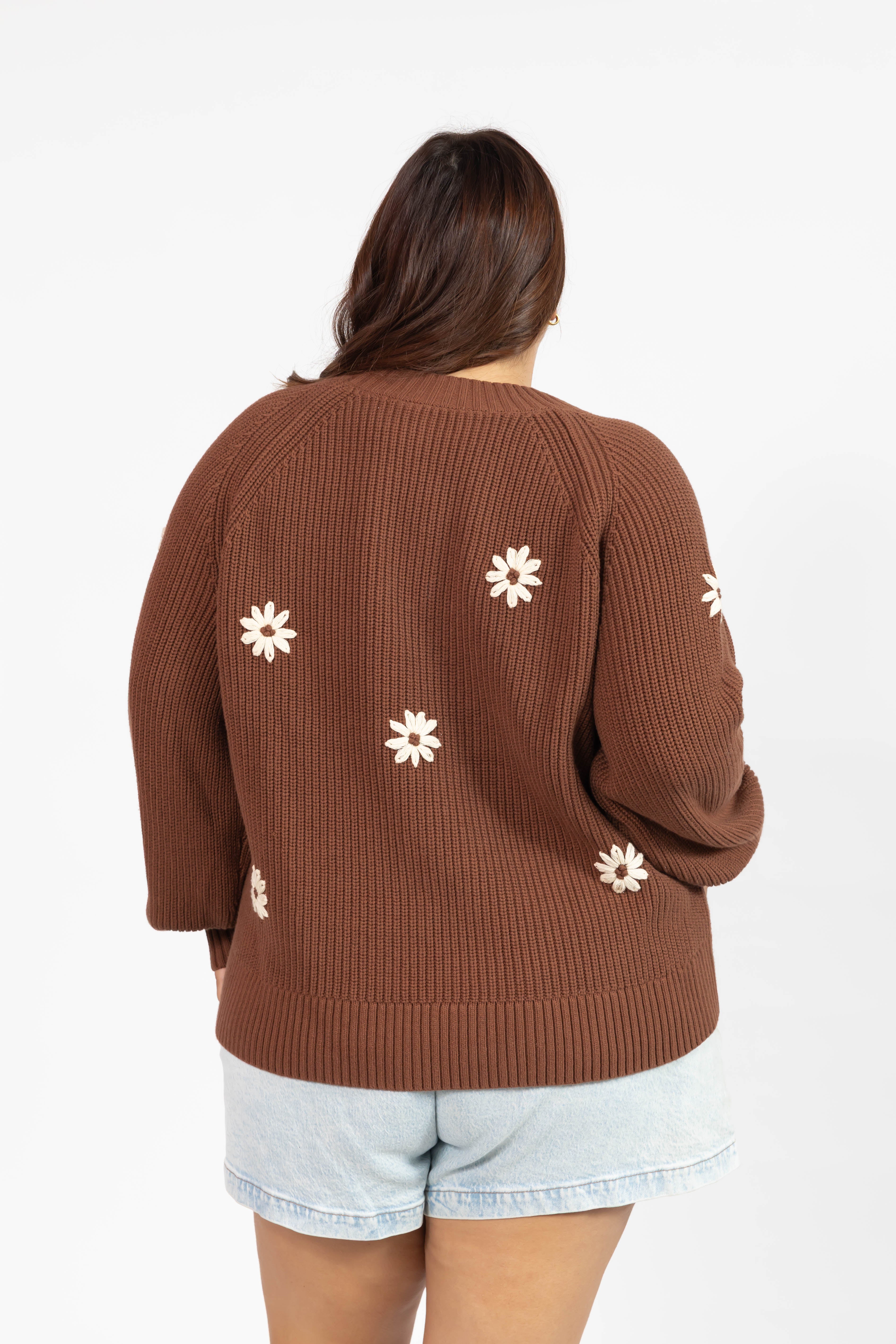 Daisy Sweater in Chestnut