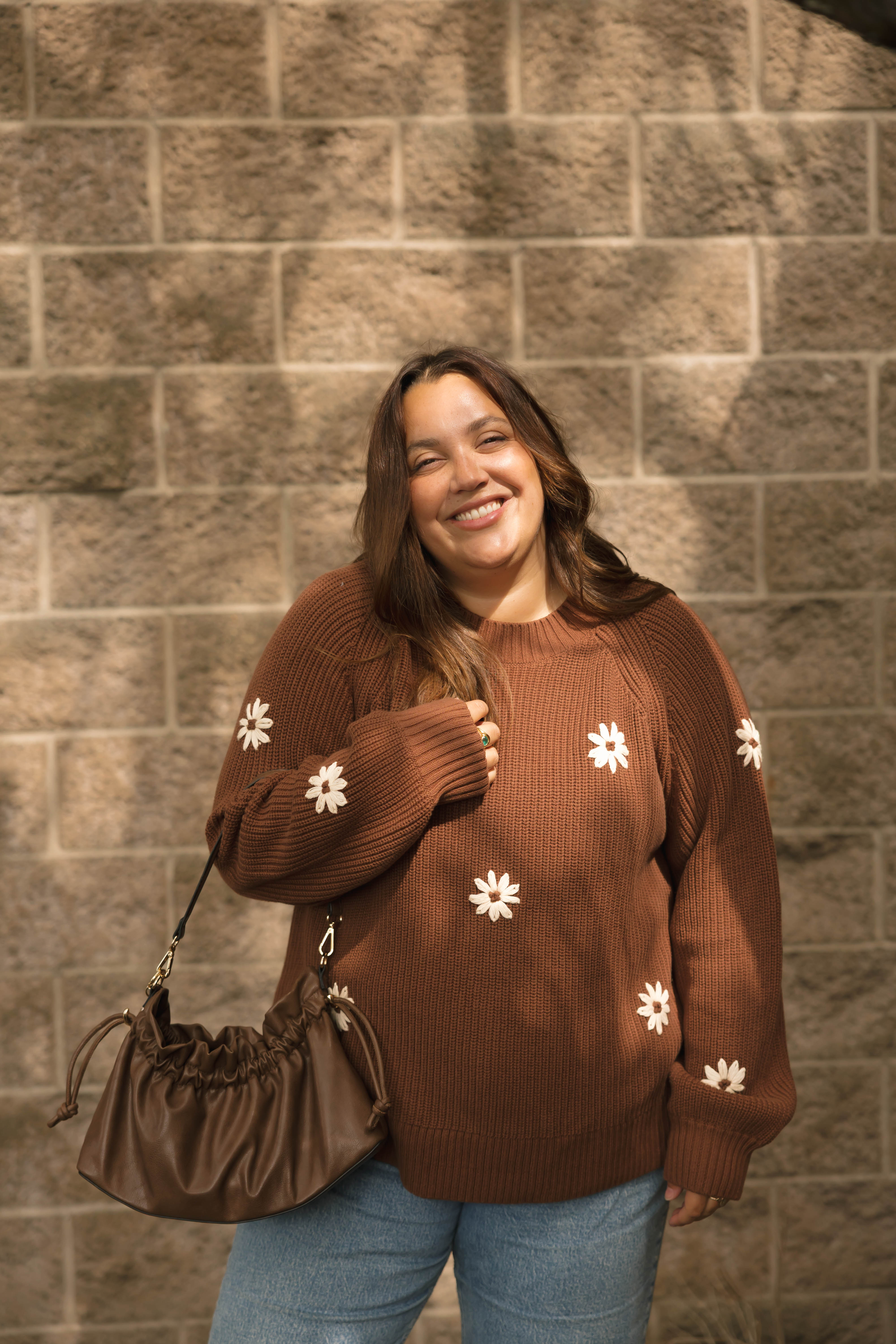 Daisy Sweater in Chestnut