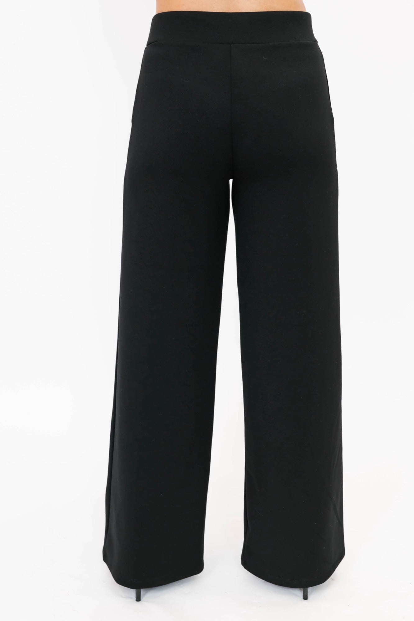 Demie Scuba Pants in Midnight Black