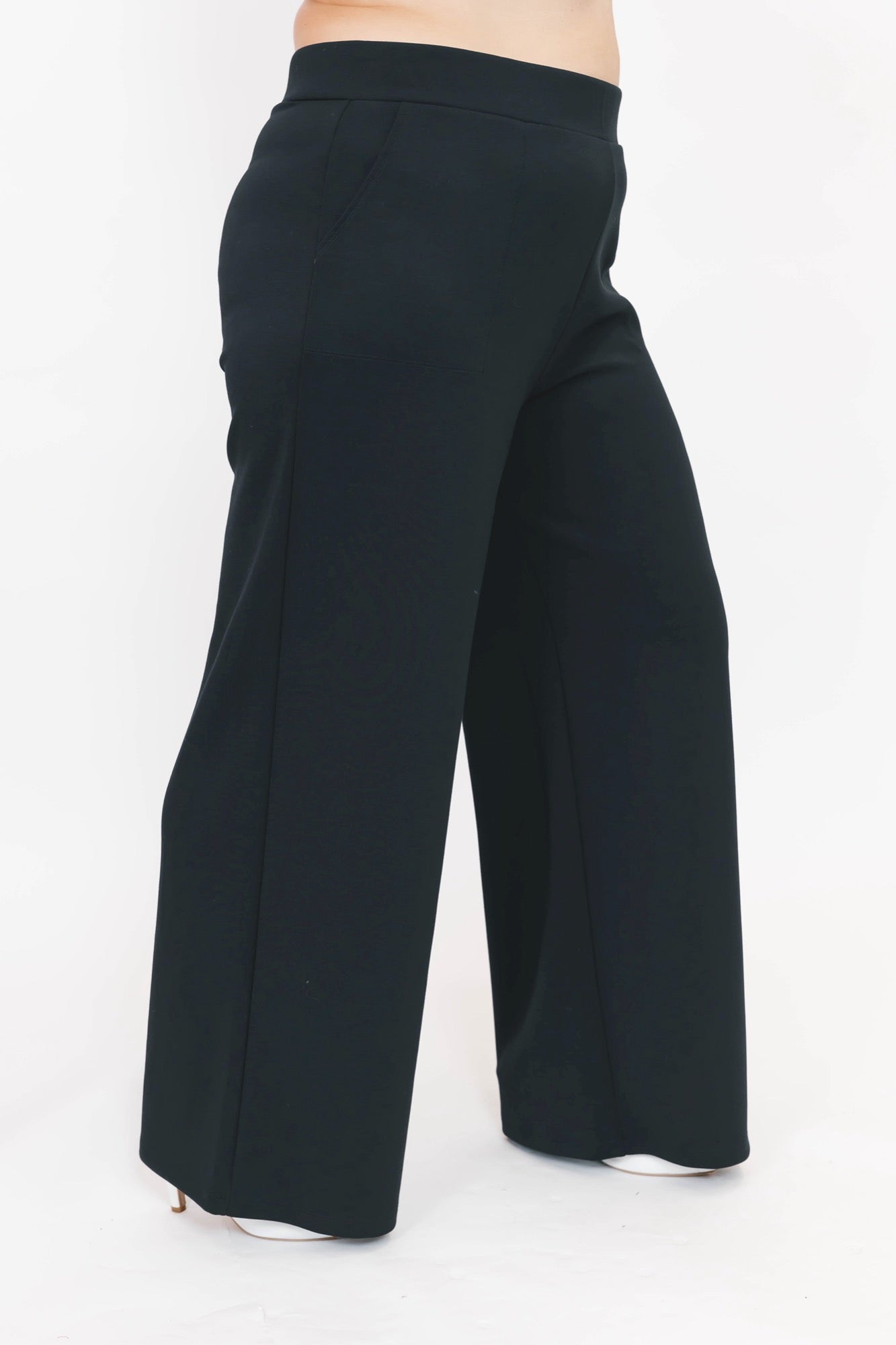 Demie Scuba Pants in Dark Grey