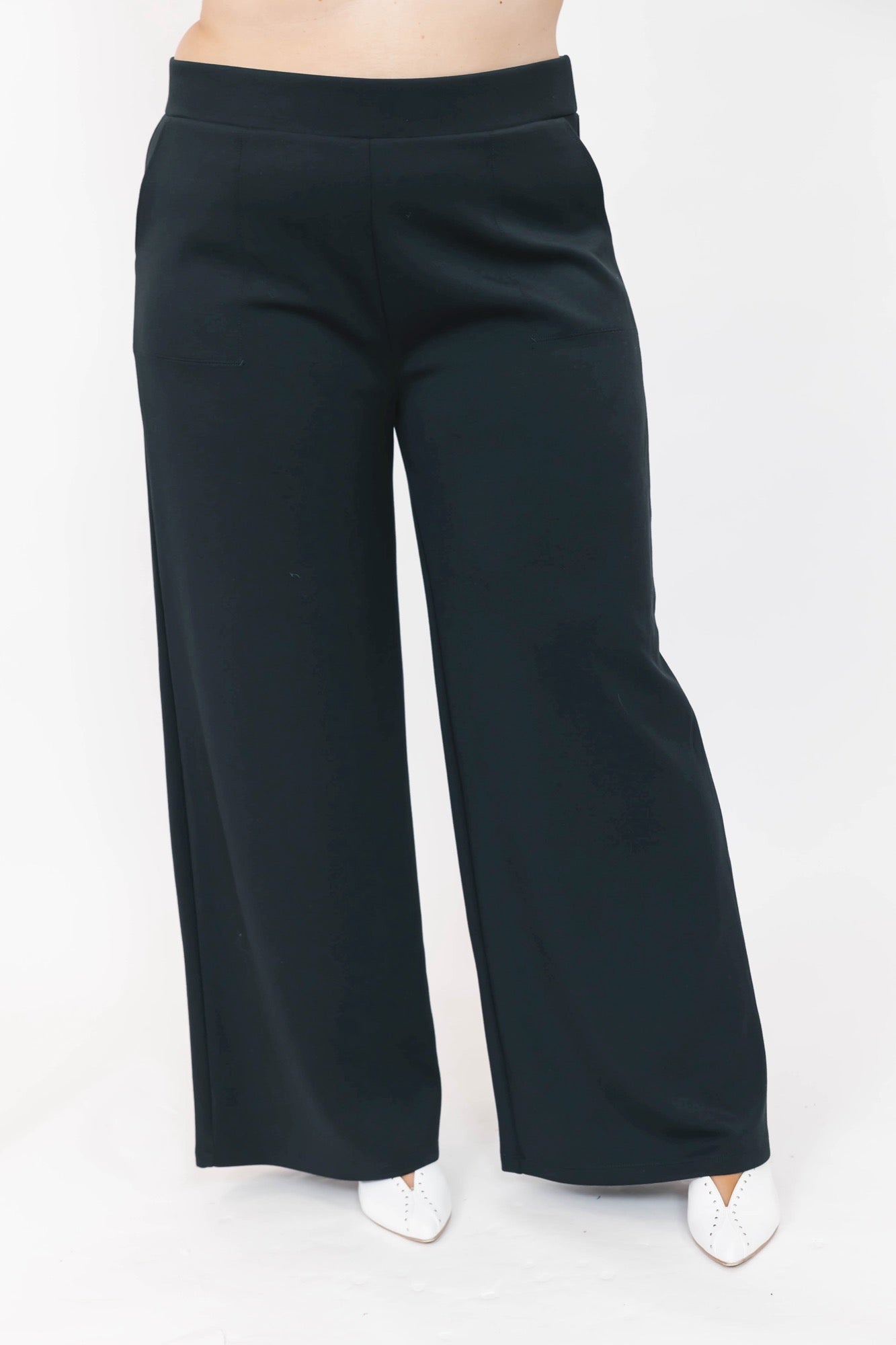 Demie Scuba Pants in Dark Grey