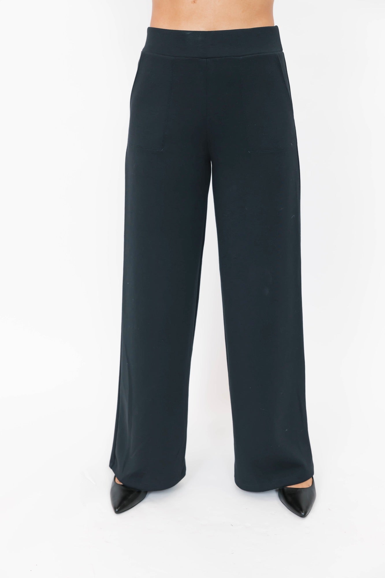 Demie Scuba Pants in Dark Grey