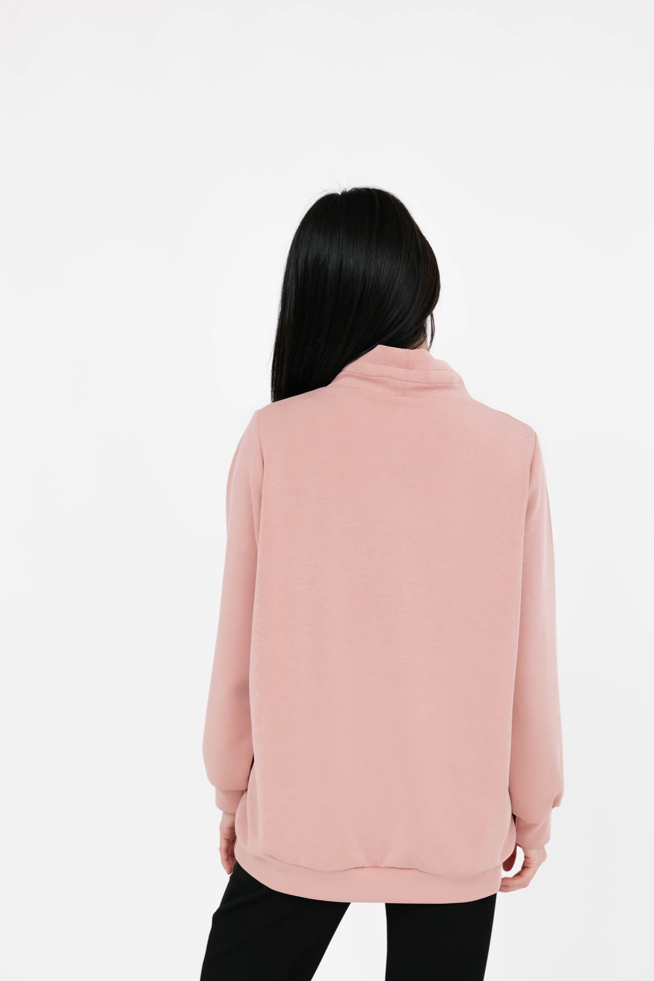 Drew Microscuba Mock Neck in Pretty Pink