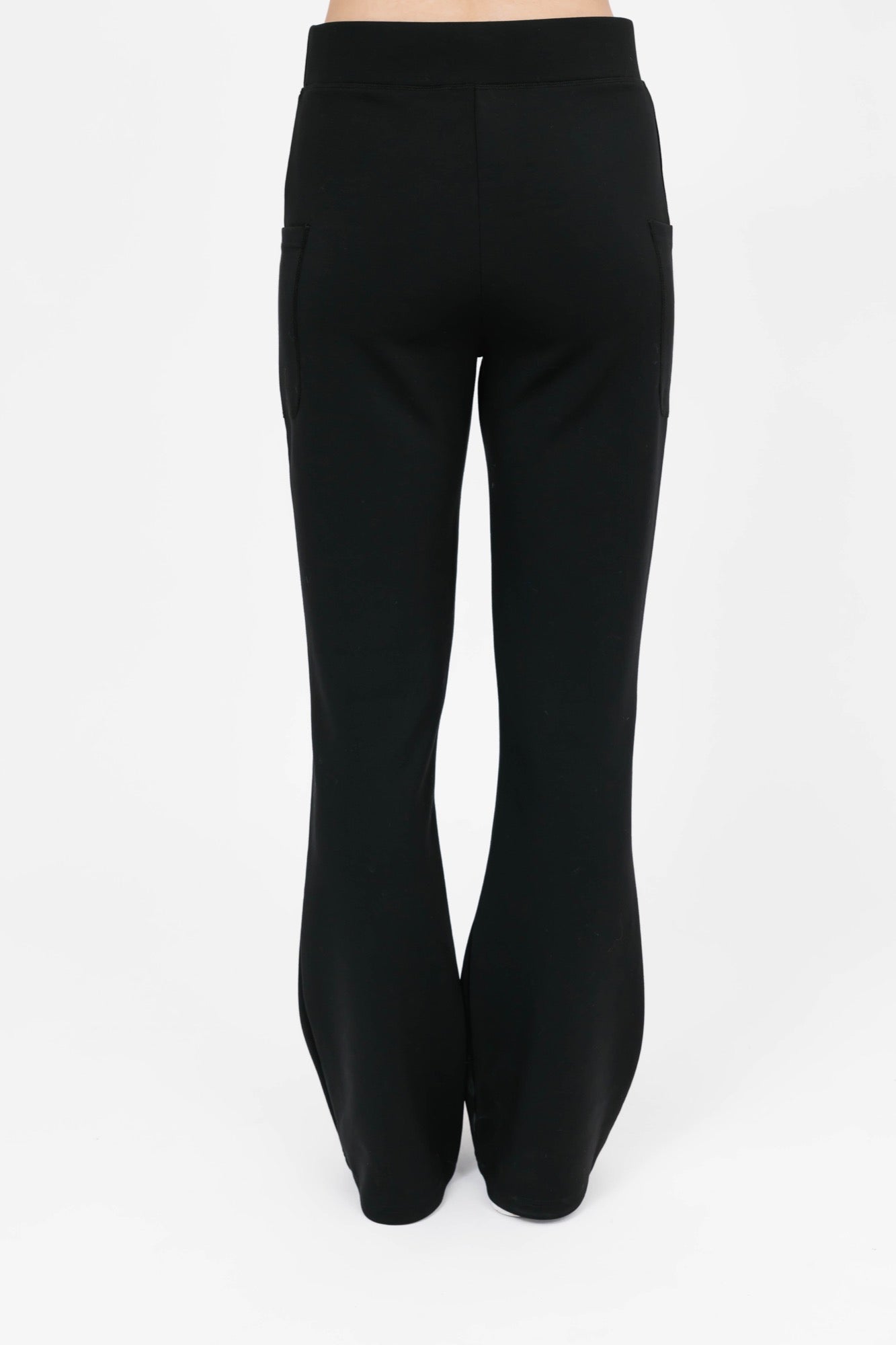 Drew Microscuba Bootcut Pant in Midnight Black