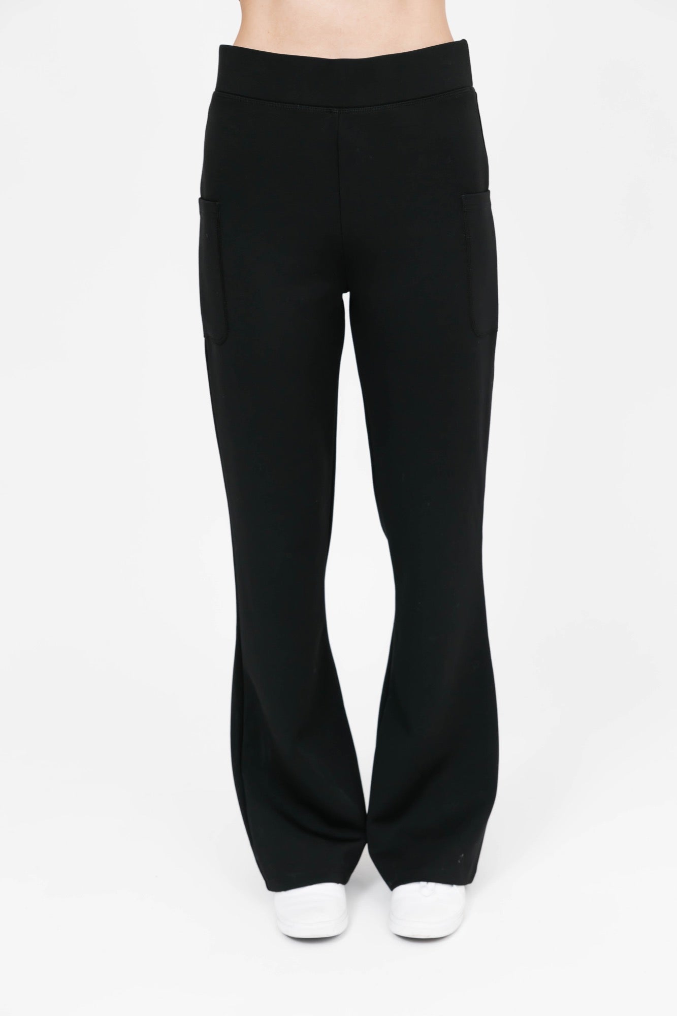 Drew Microscuba Bootcut Pant in Midnight Black