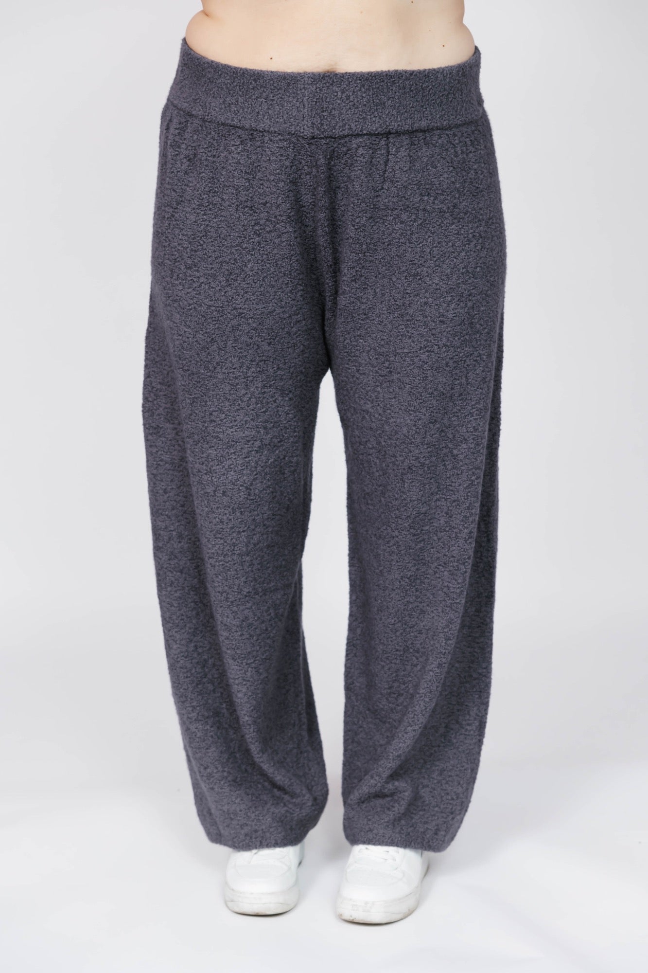 Soft Love Wide Leg Pant in Cool Grey