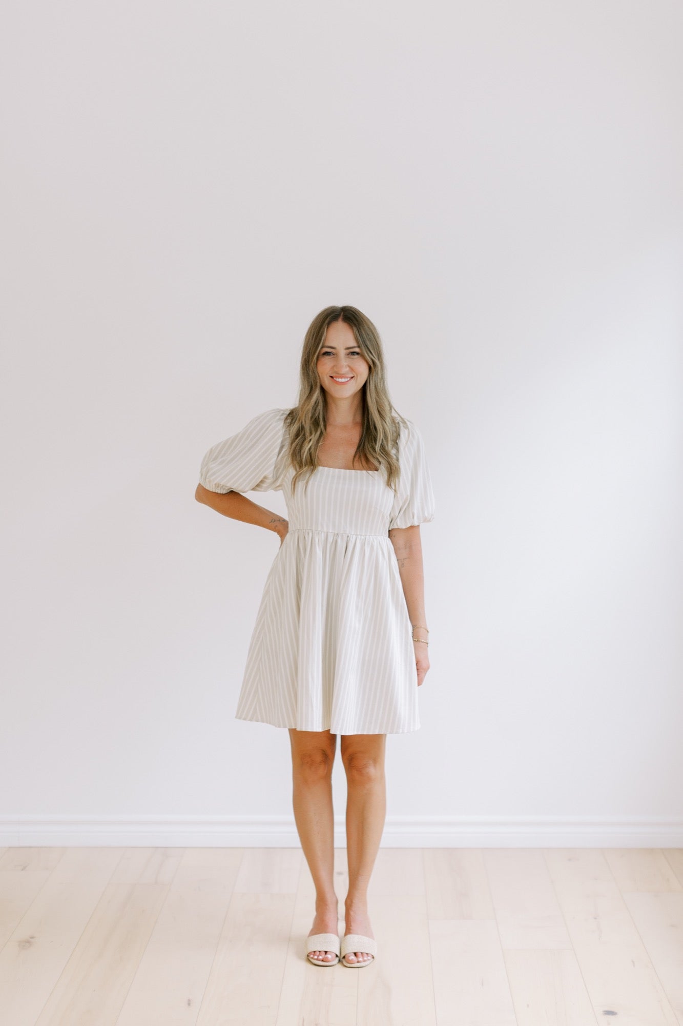 Sweet Days of Summer Box in Oatmeal Stripe