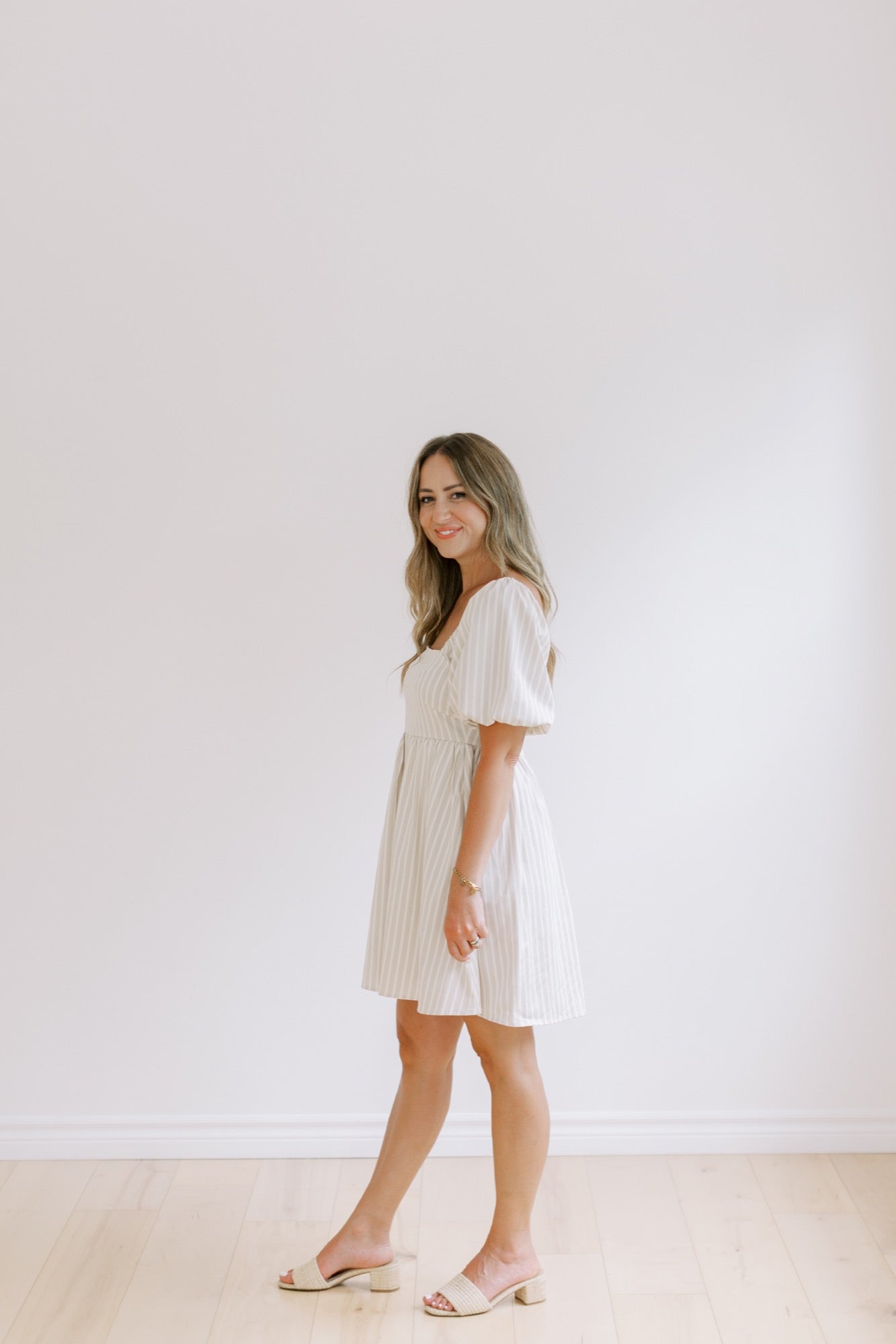 Sweet Days of Summer Box in Oatmeal Stripe