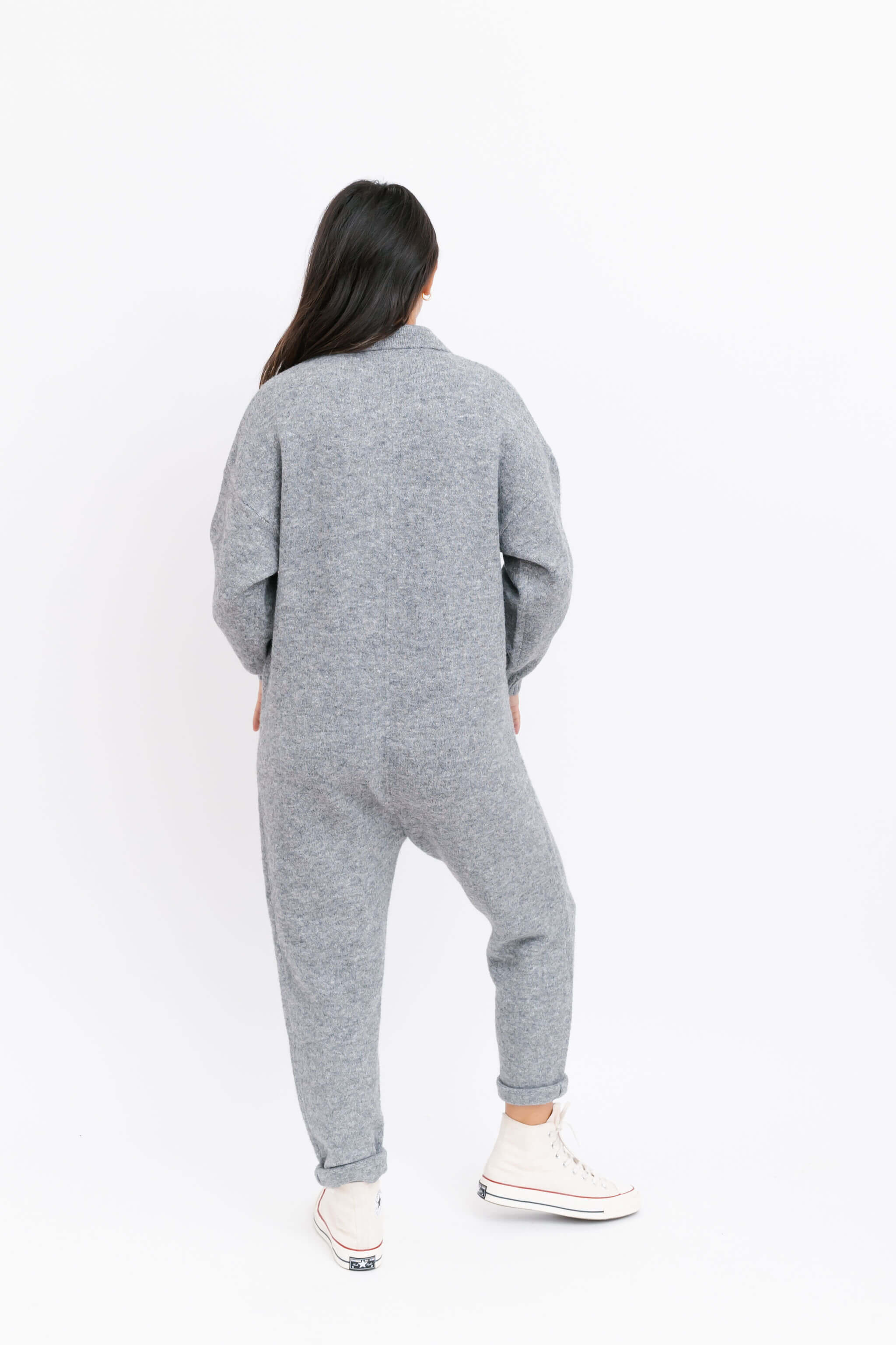 Smash + Tess Florence Jumpsuit in Heather Grey
