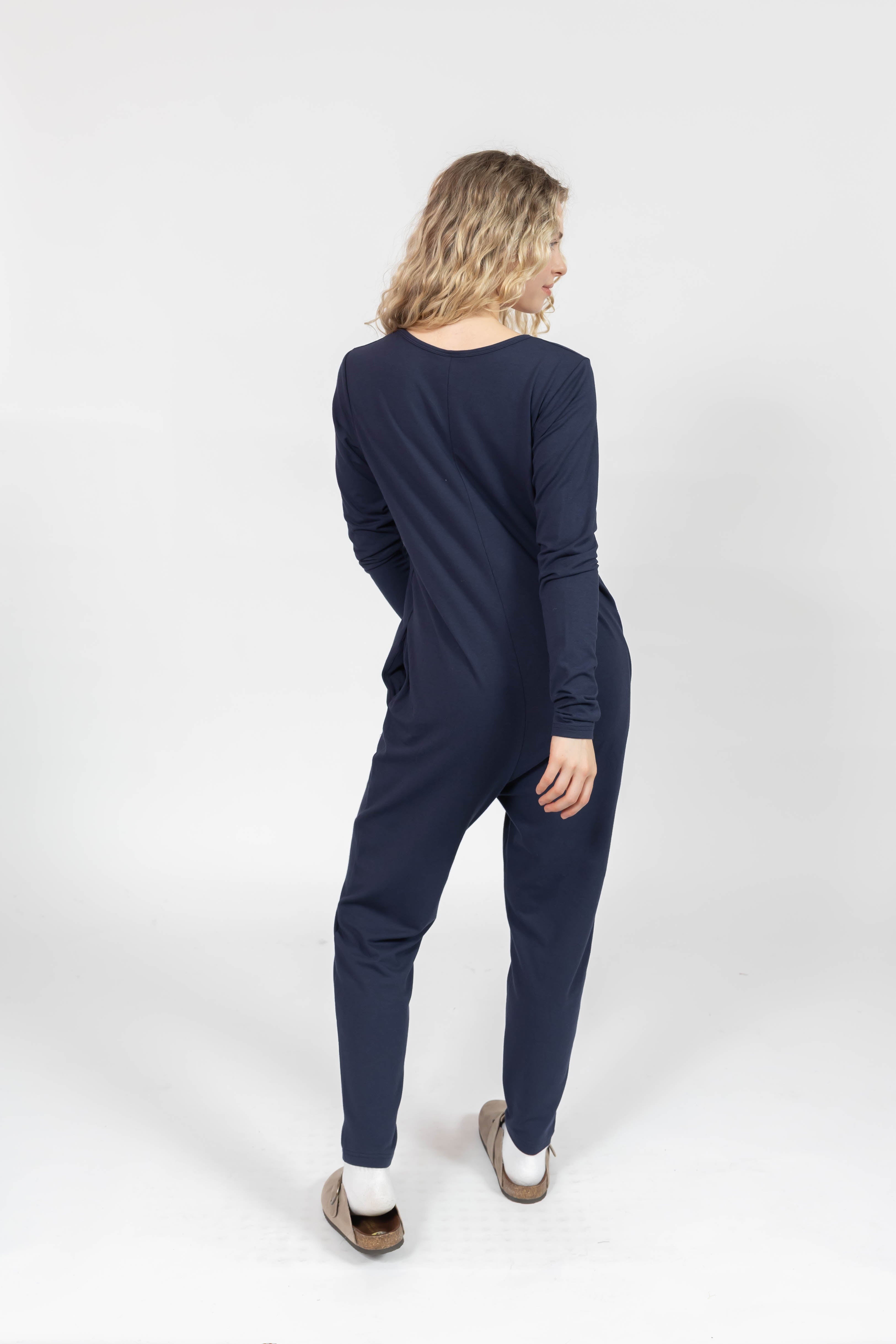 Friday Romper in Dark Navy