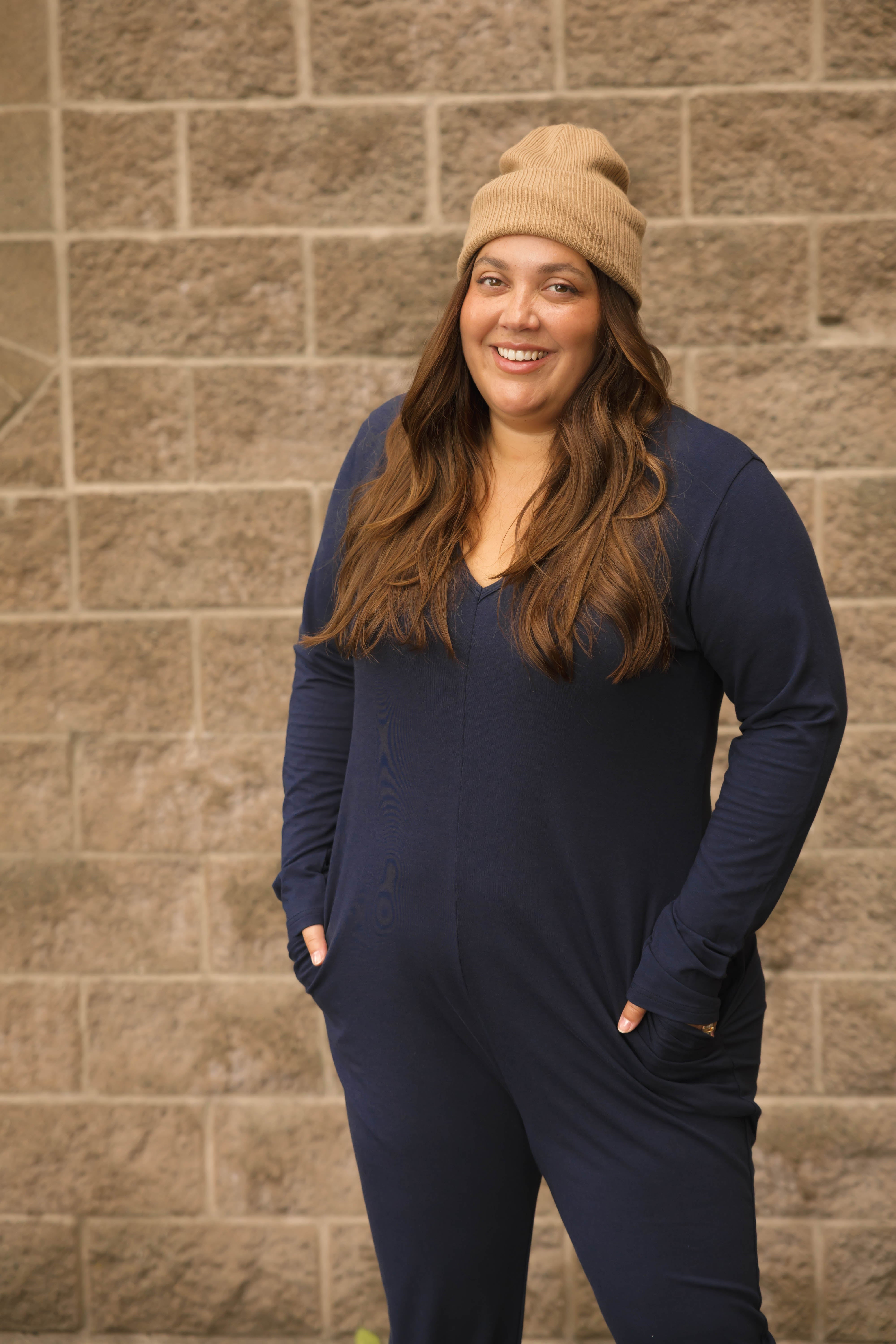 Friday Romper in Dark Navy